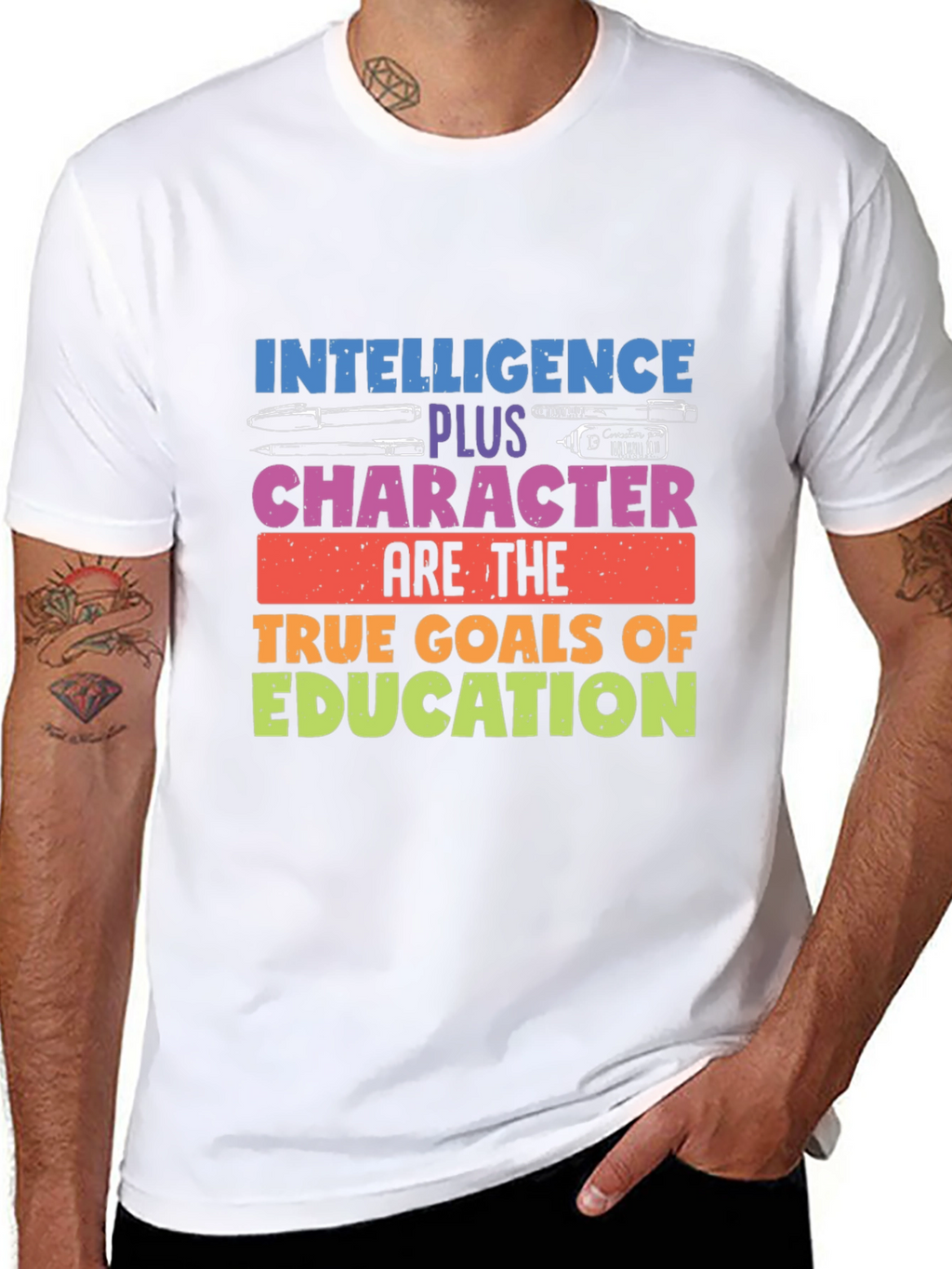 Intelligence Plus Character Education Graphic Tee