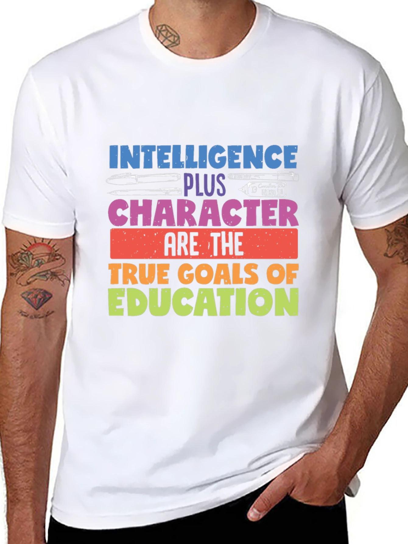 Intelligence Plus Character Education Graphic Tee