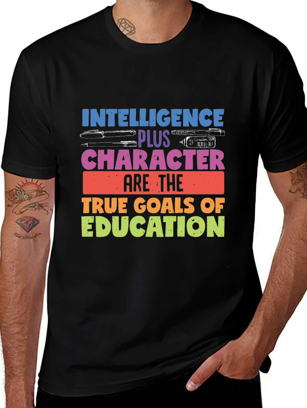 Intelligence Plus Character Education Graphic Tee