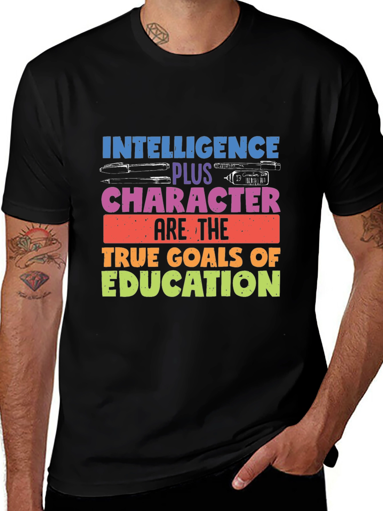 Intelligence Plus Character Education Graphic Tee