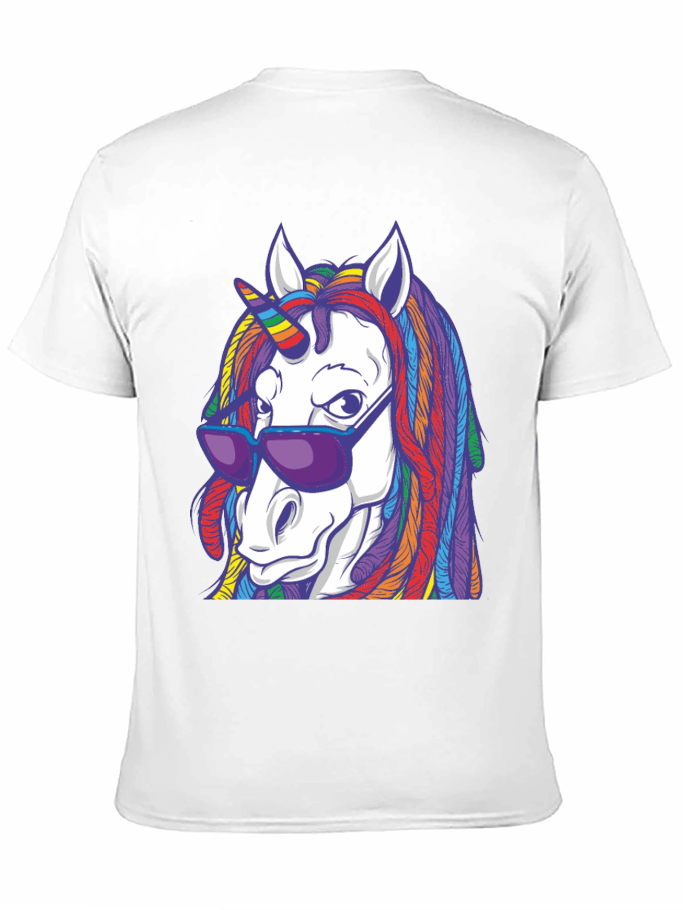Unicorn Rainbow Dreadlock T-Shirt