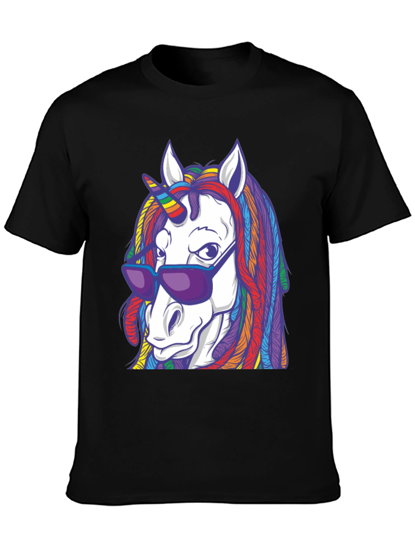 Unicorn Rainbow Dreadlock T-Shirt