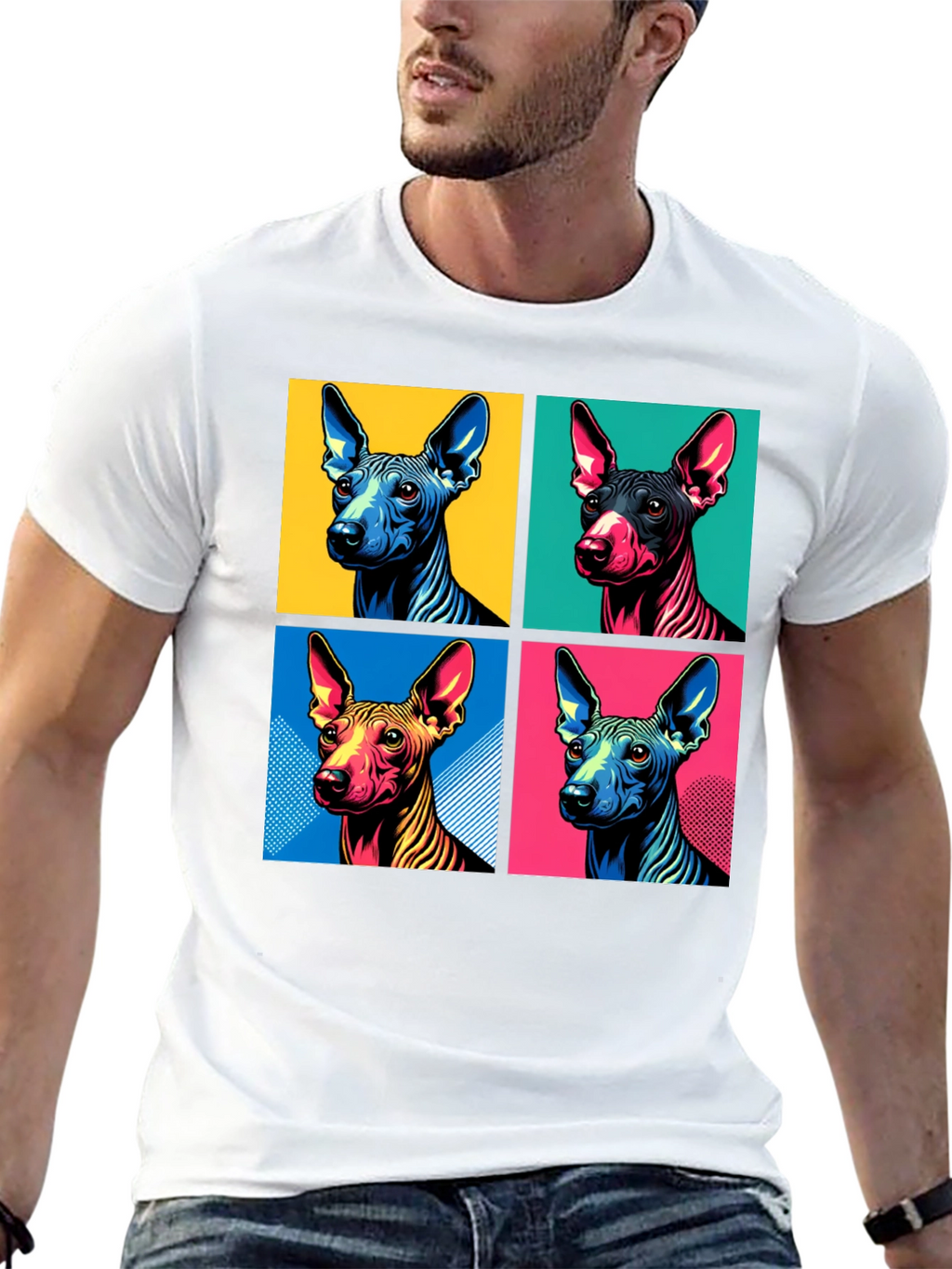 Pop Art Dog Print Tee