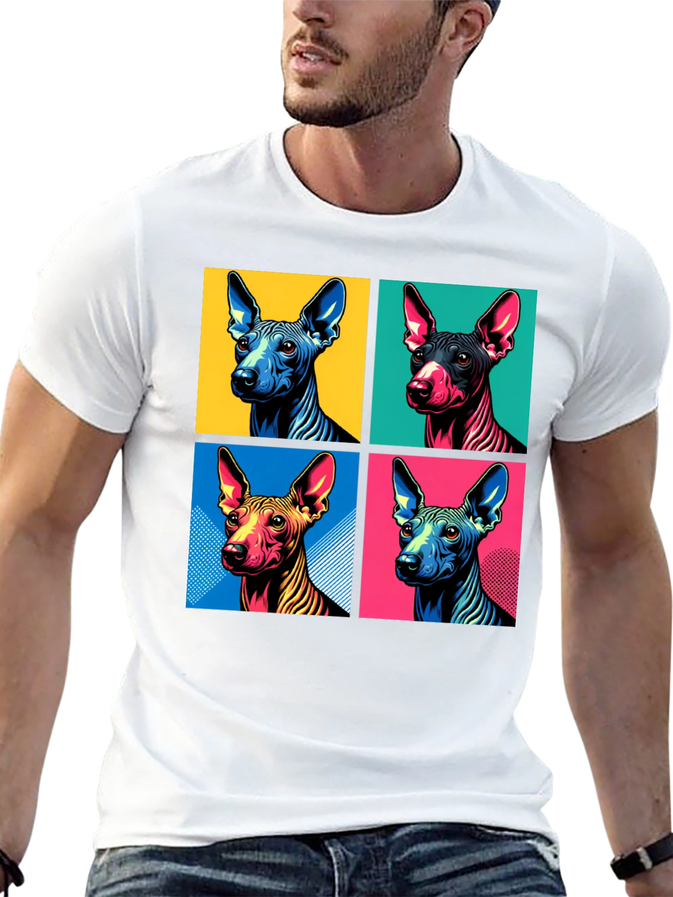 Pop Art Dog Print Tee