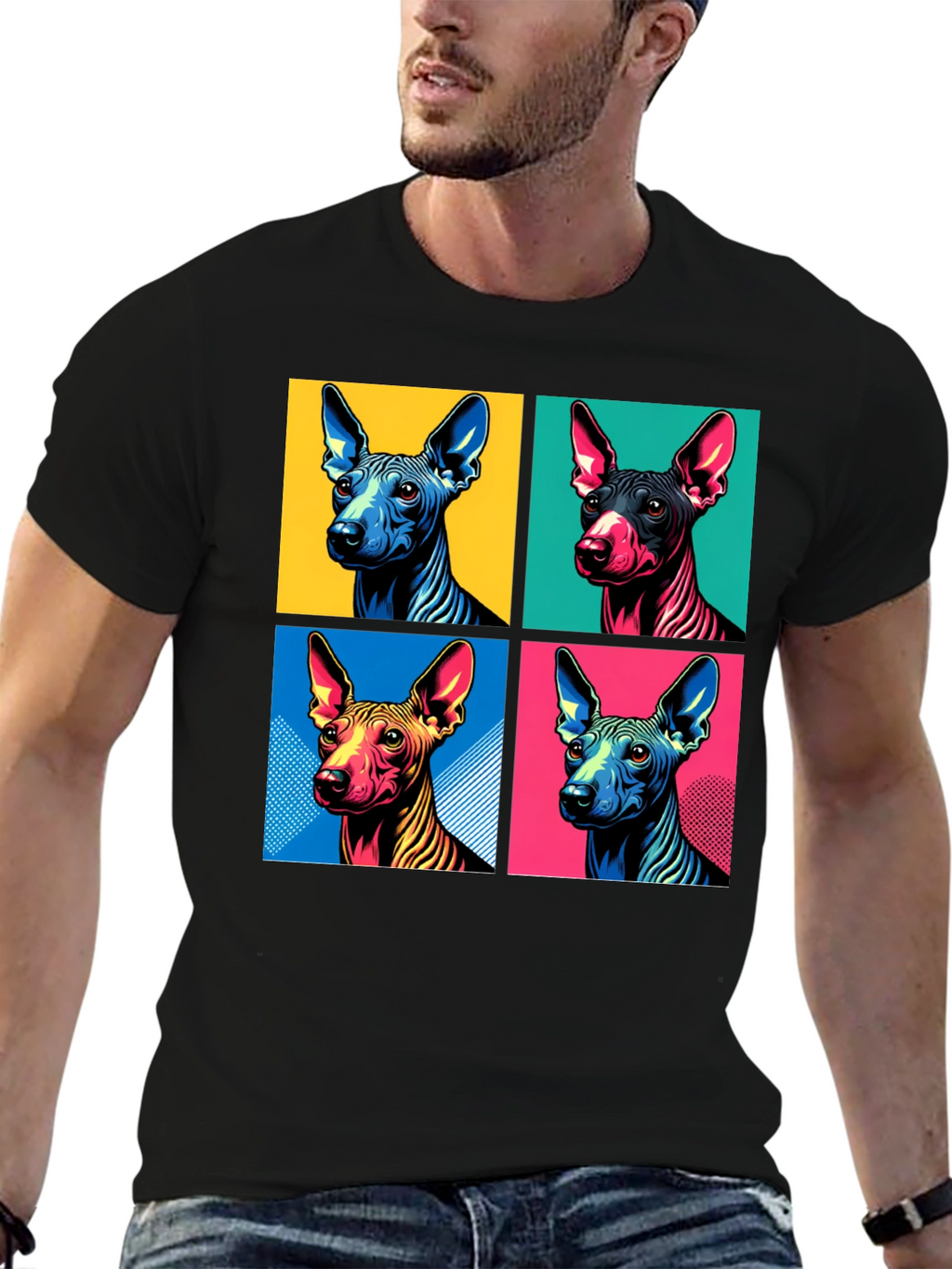 Pop Art Dog Print Tee