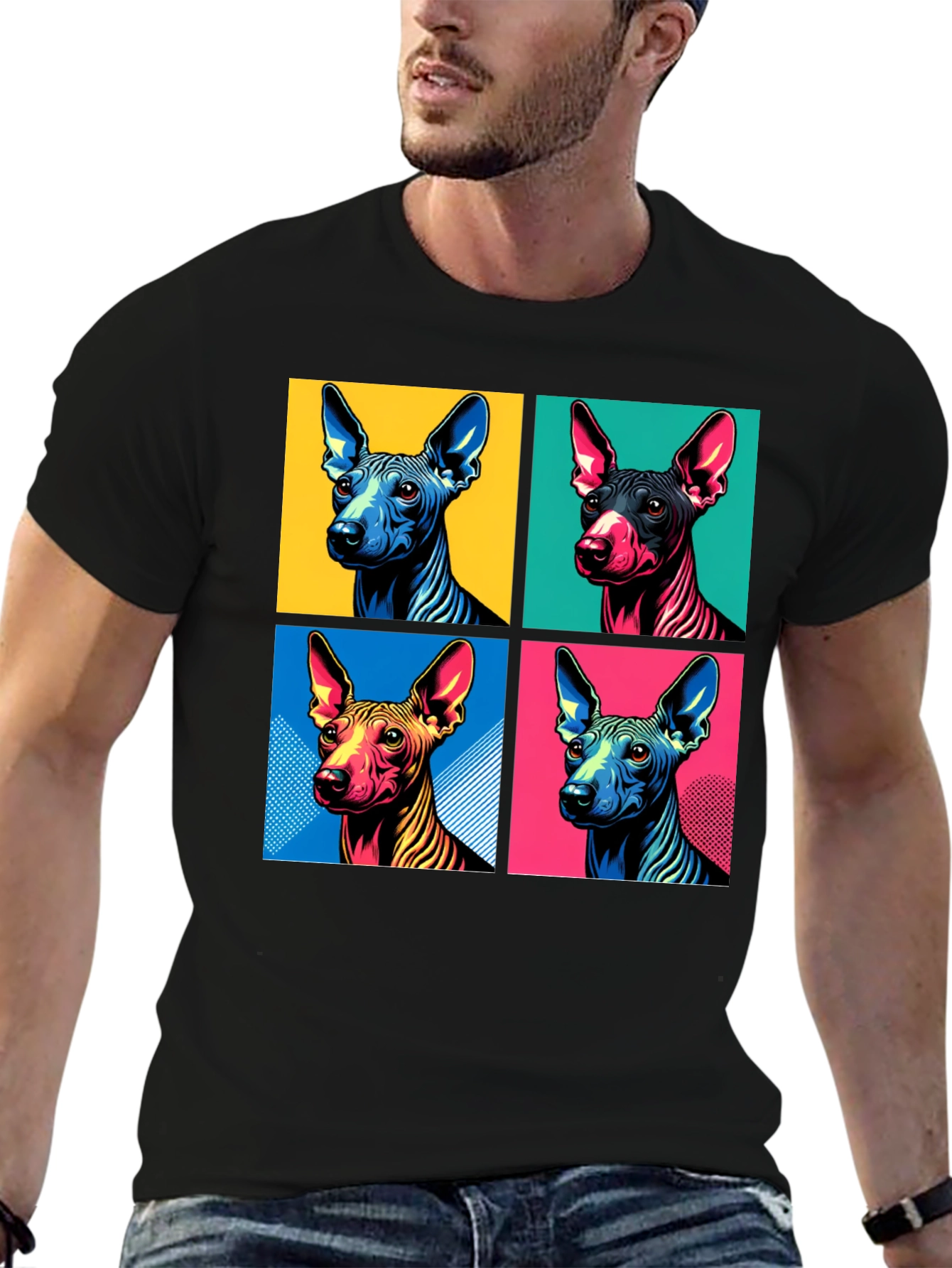Pop Art Dog Print Tee