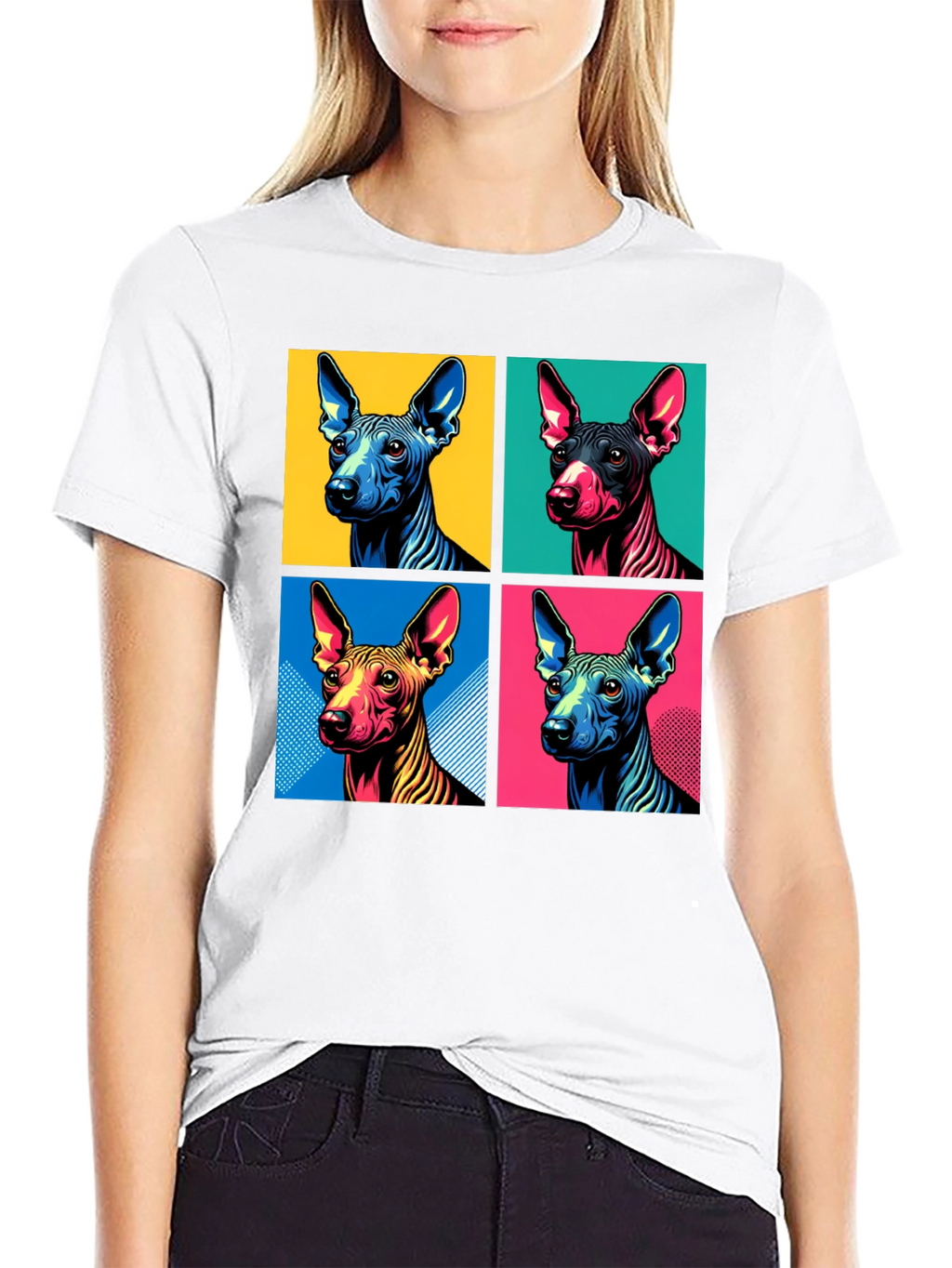 Pop Art Dog Print Tee
