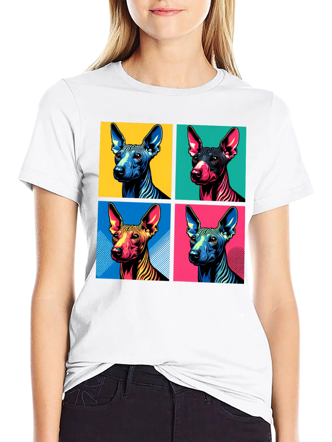 Pop Art Dog Print Tee