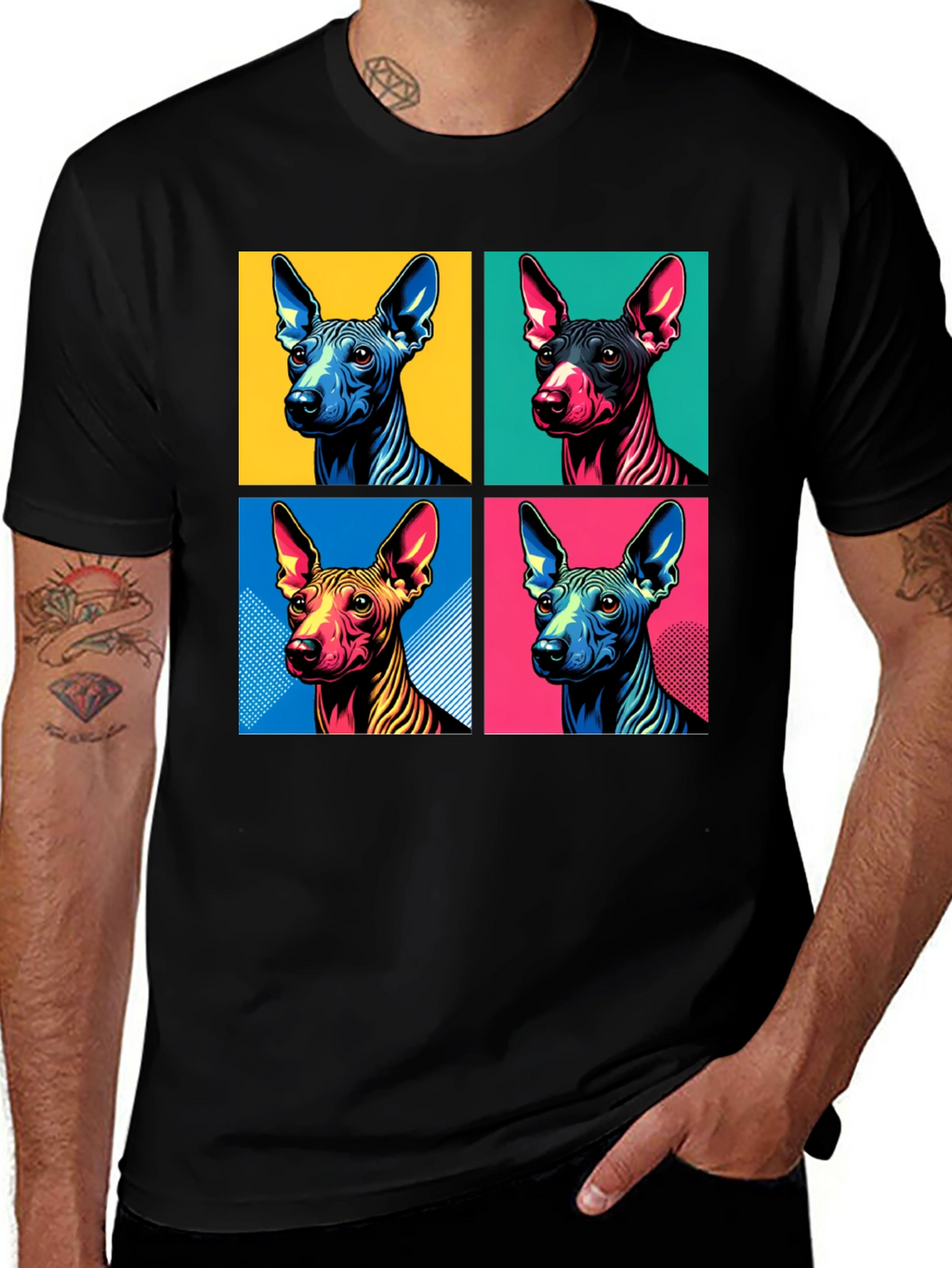 Pop Art Dog Print Tee