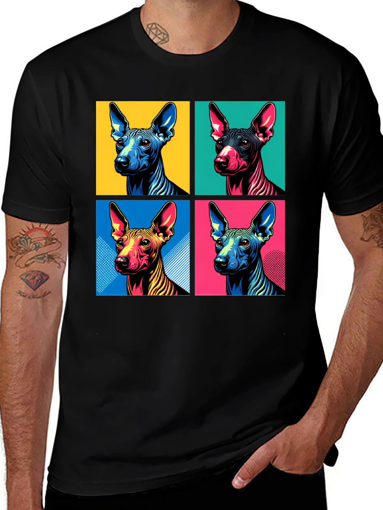 Pop Art Dog Print Tee