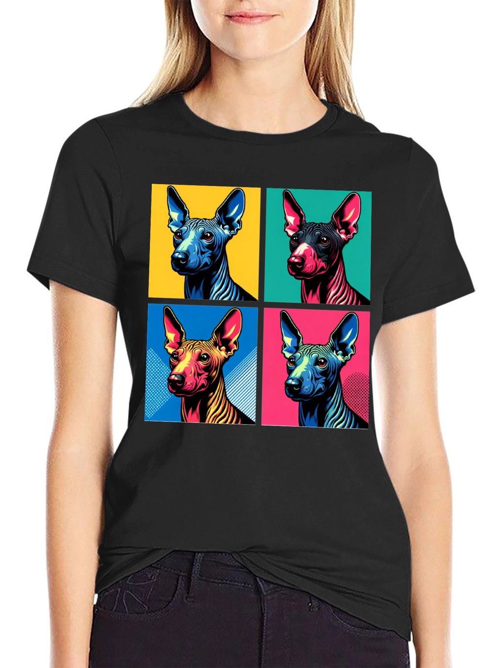 Pop Art Dog Print Tee