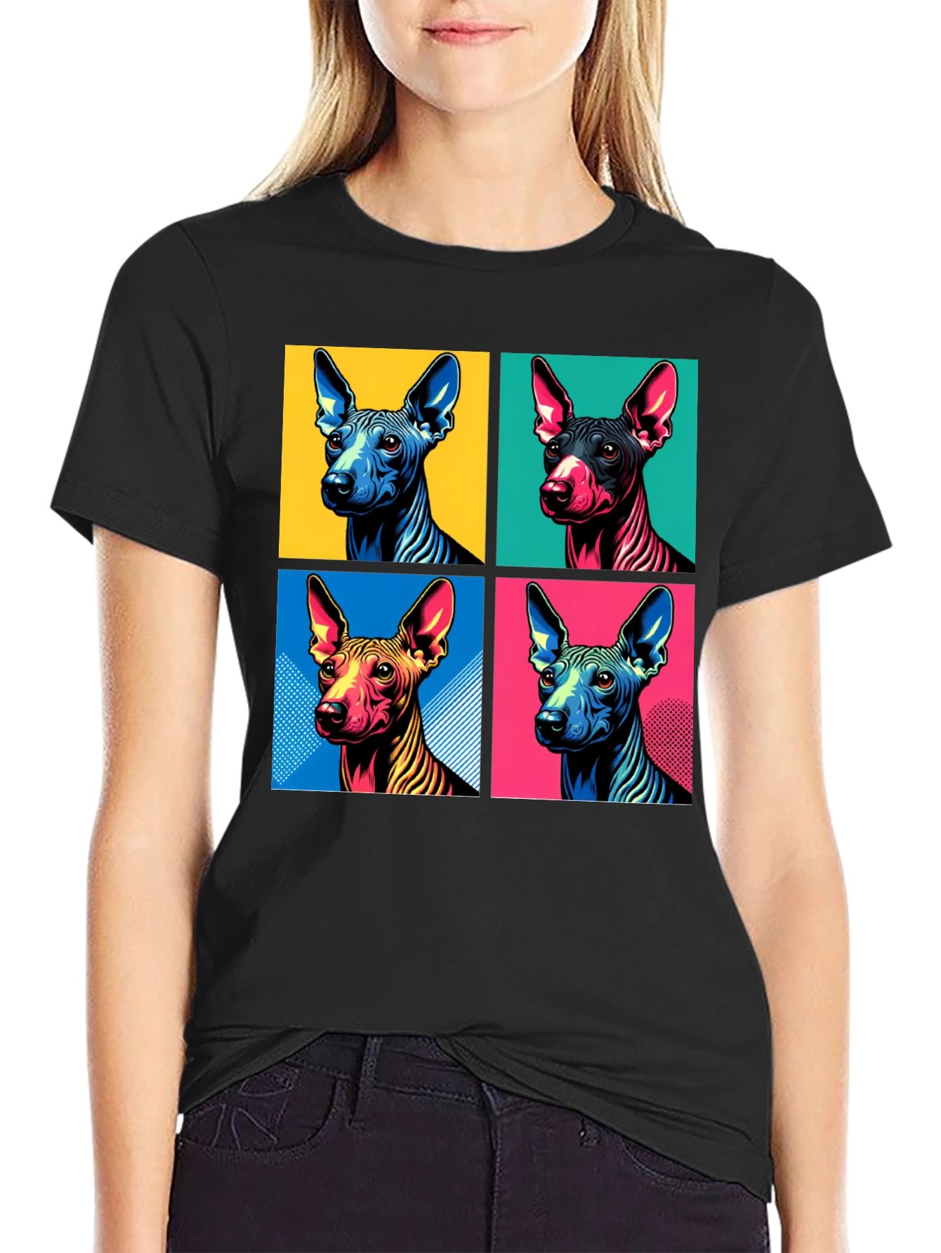 Pop Art Dog Print Tee