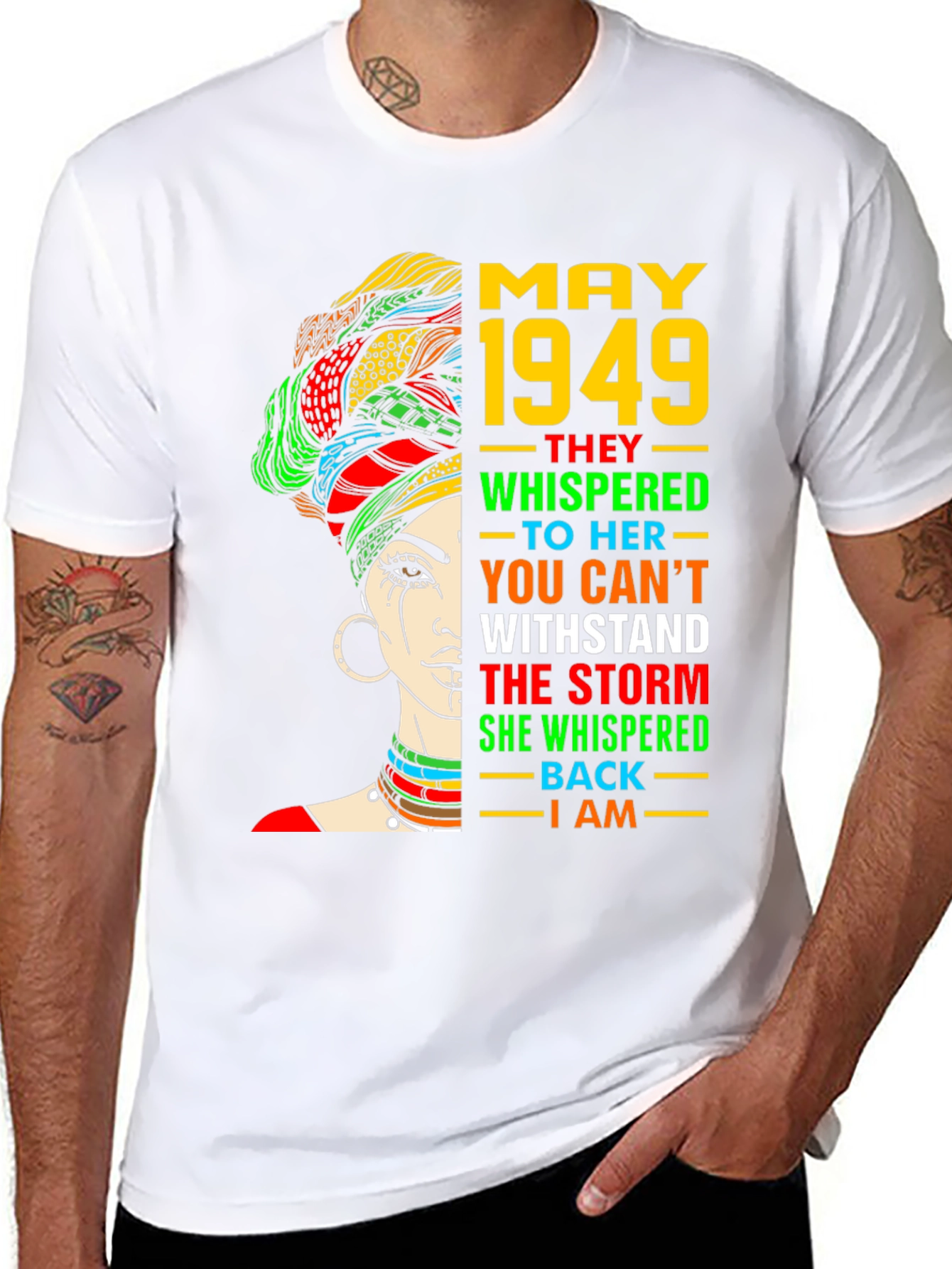 May 1949 Woman T-Shirt - Stand the Storm