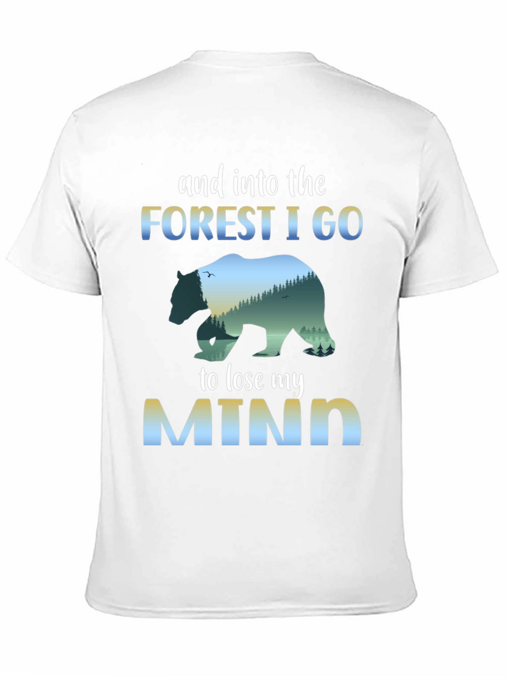 Forest Mind T-Shirt: Nature Bear Graphic Tee