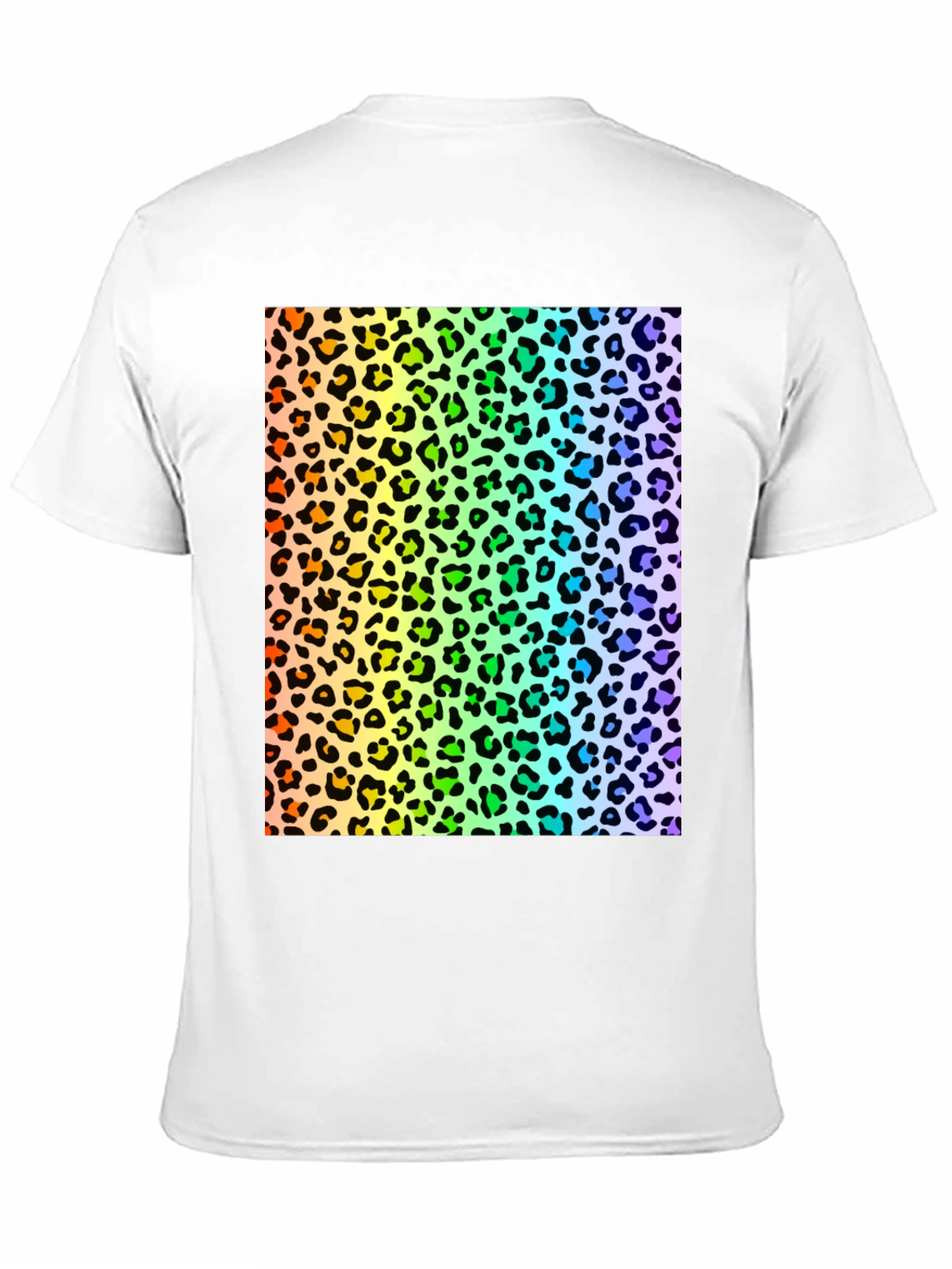 Rainbow Leopard Print T-Shirt