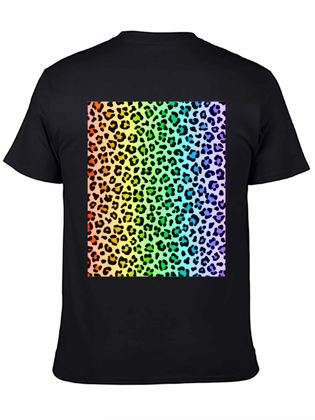 Rainbow Leopard Print T-Shirt