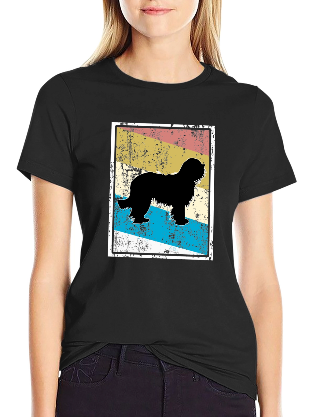 Retro Dog Silhouette T-Shirt