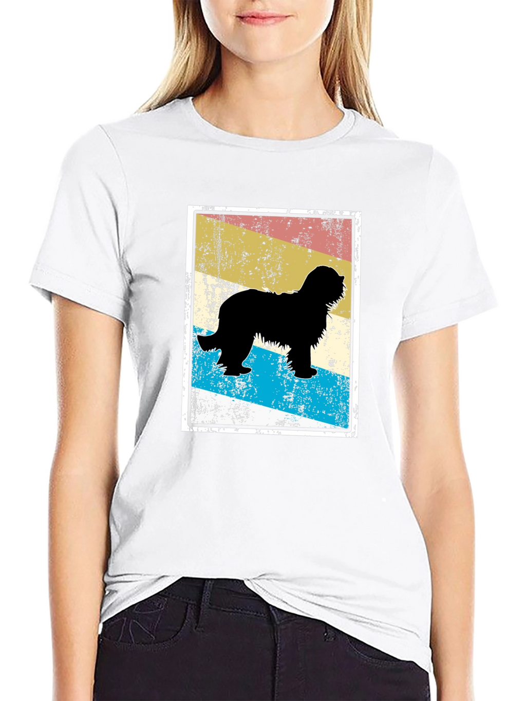 Retro Dog Silhouette T-Shirt
