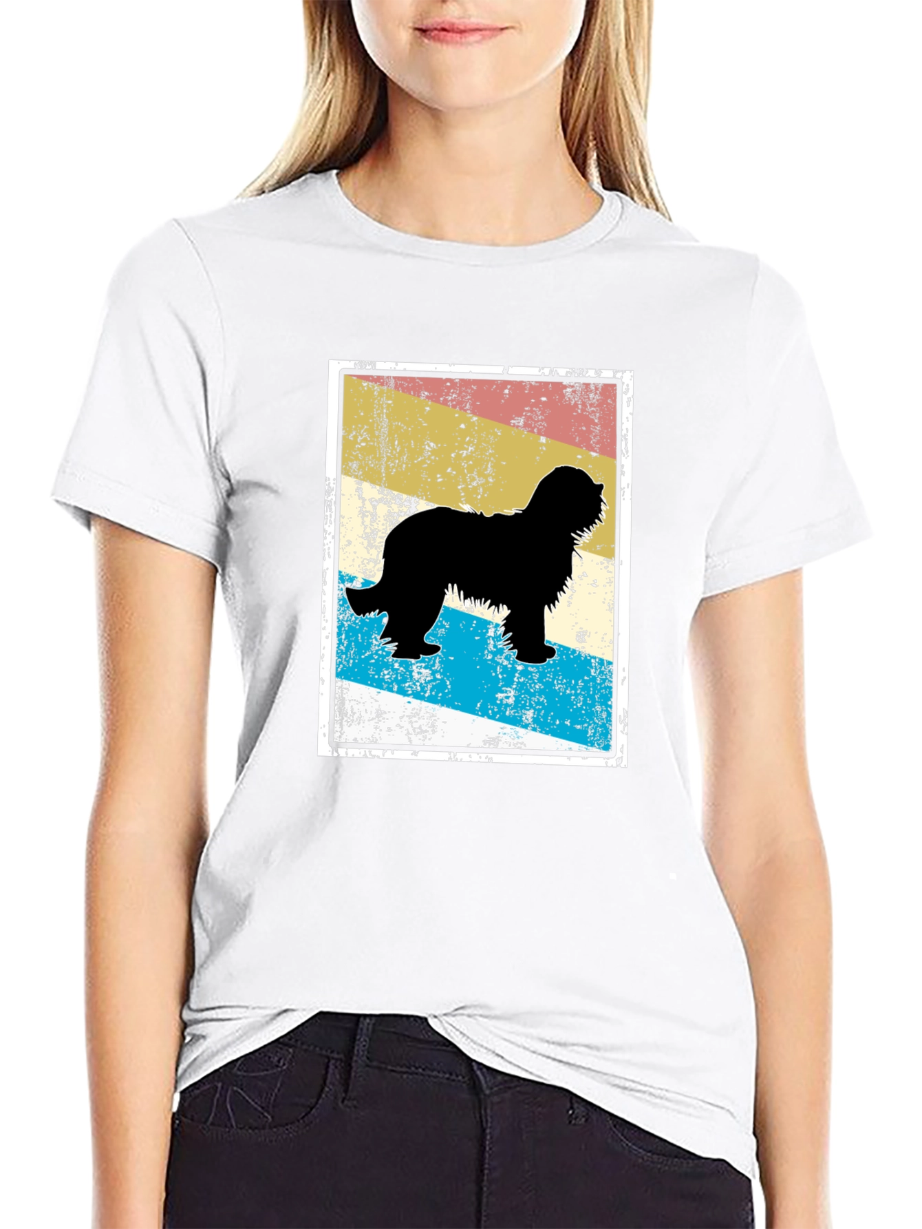 Retro Dog Silhouette T-Shirt