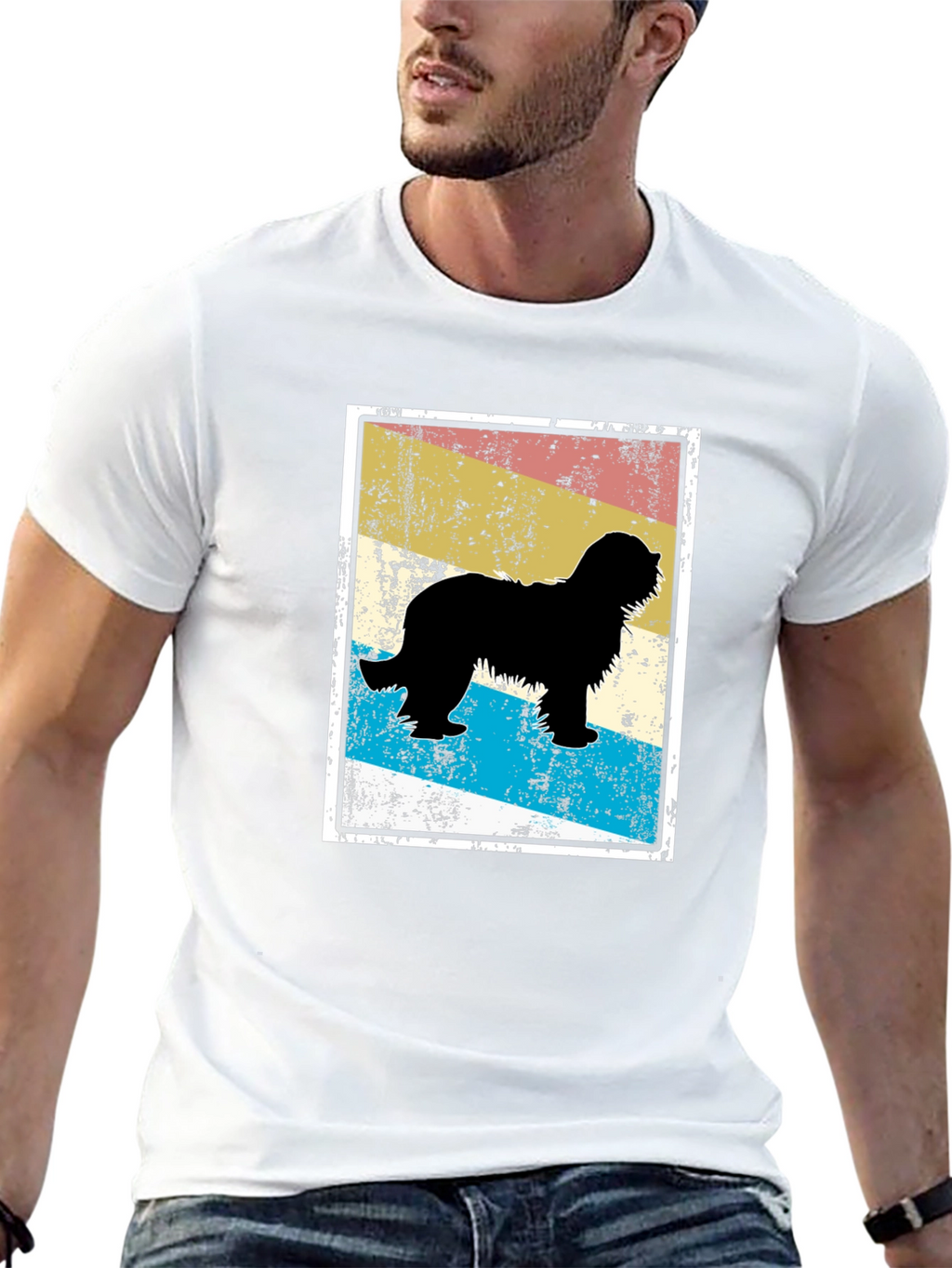 Retro Dog Silhouette T-Shirt