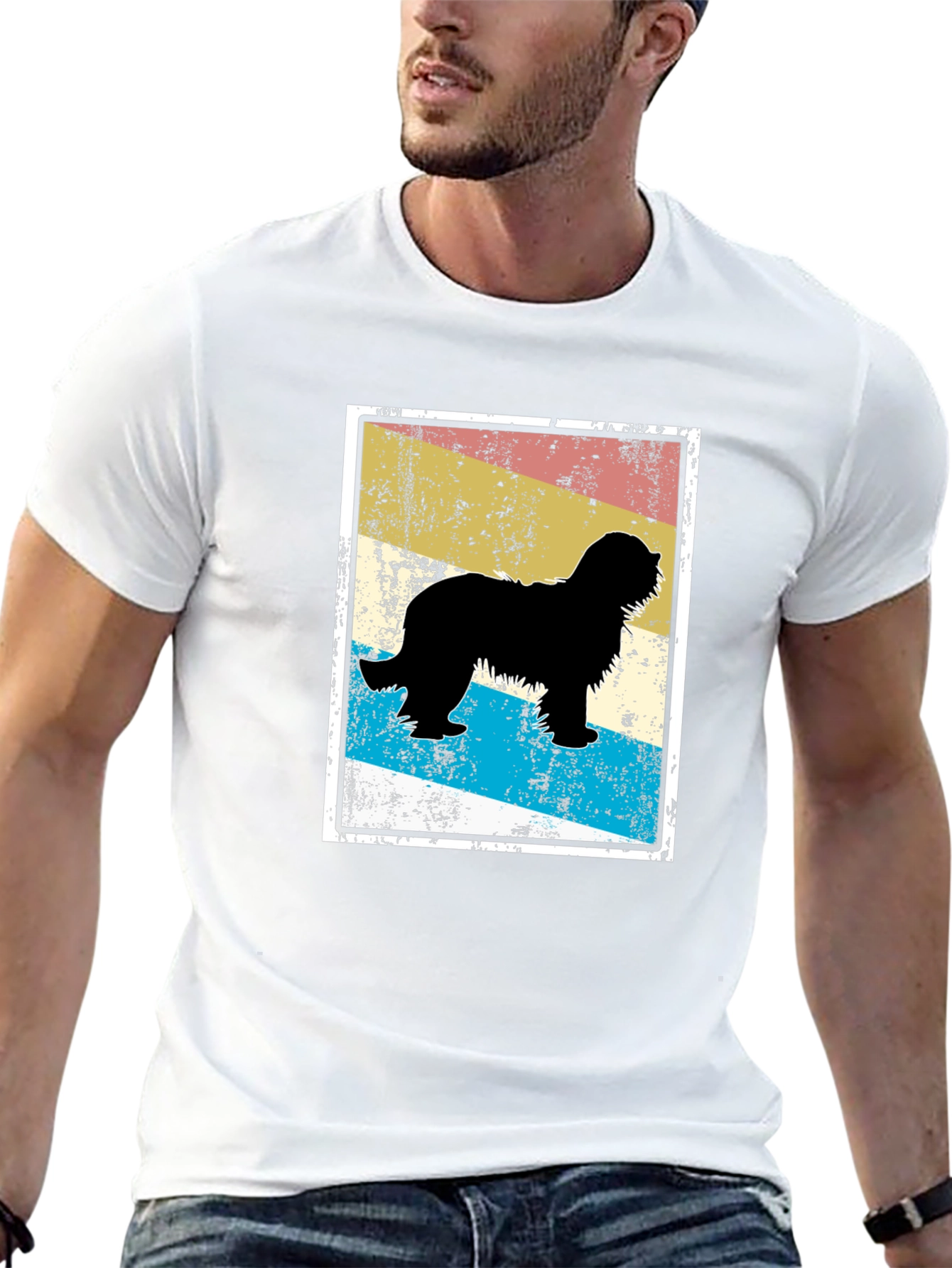 Retro Dog Silhouette T-Shirt
