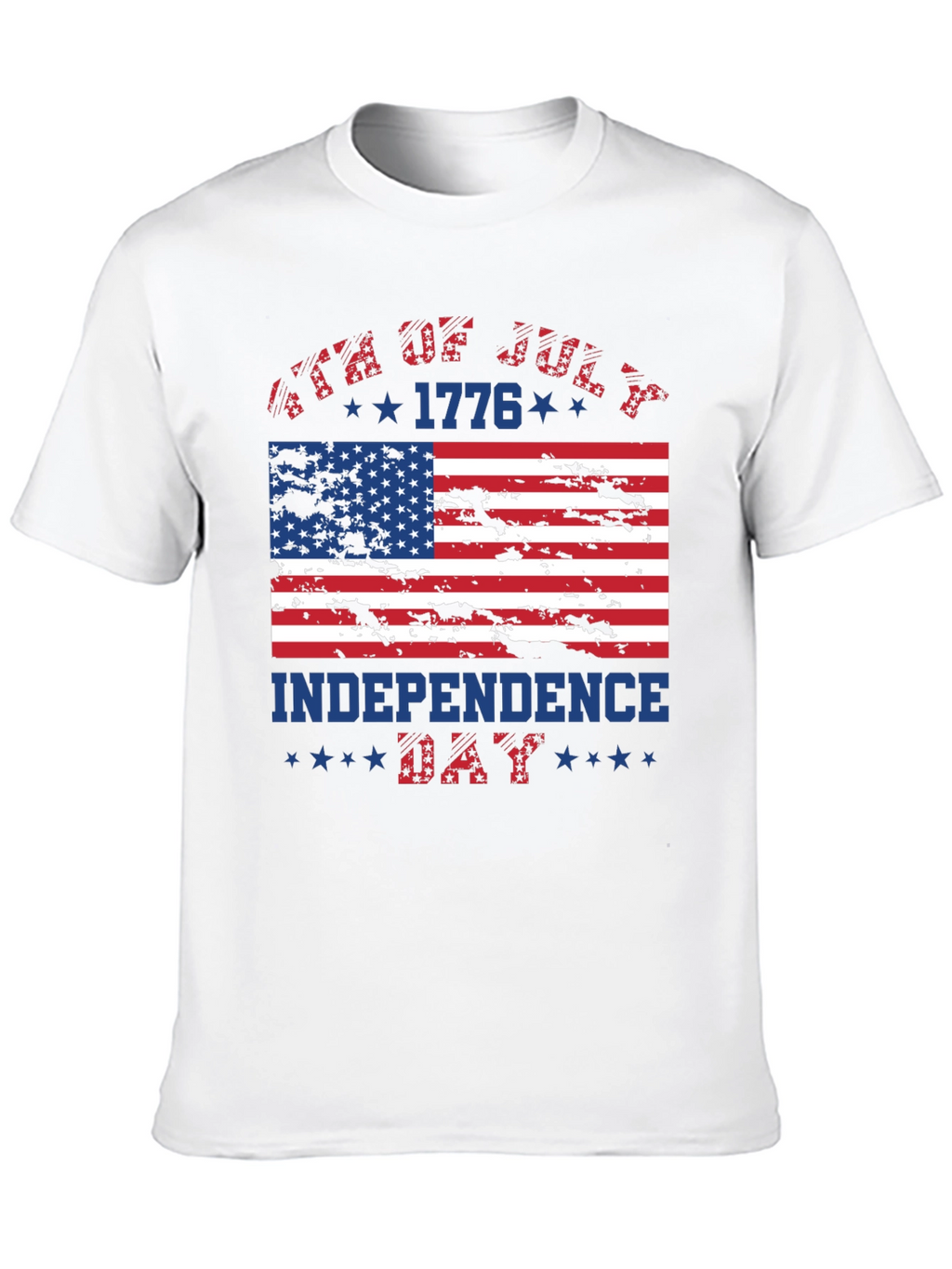 Patriotic Independence Day T-Shirt: USA Flag Graphic Tee