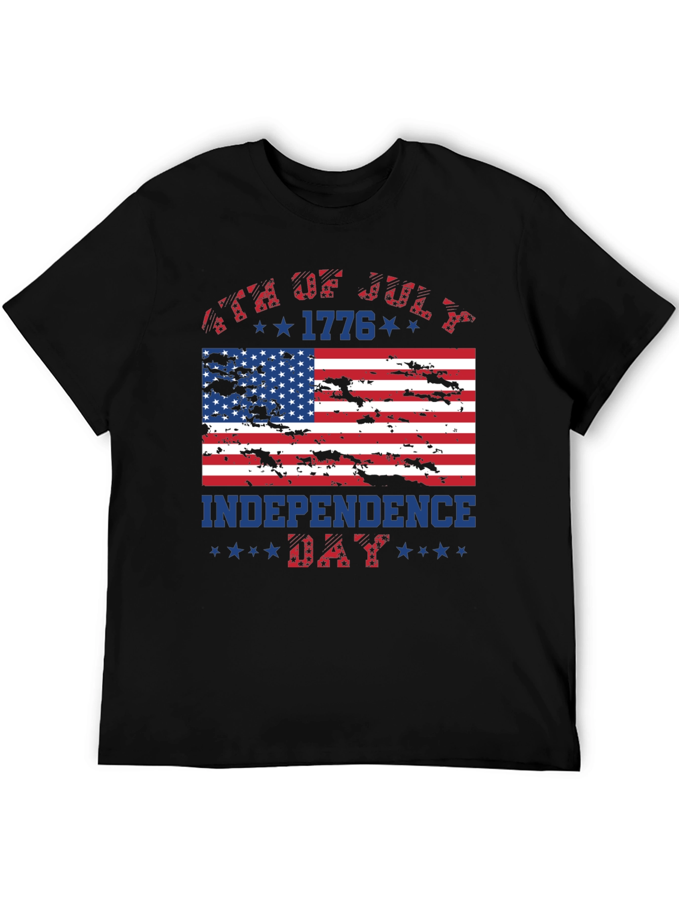 Patriotic Independence Day T-Shirt: USA Flag Graphic Tee