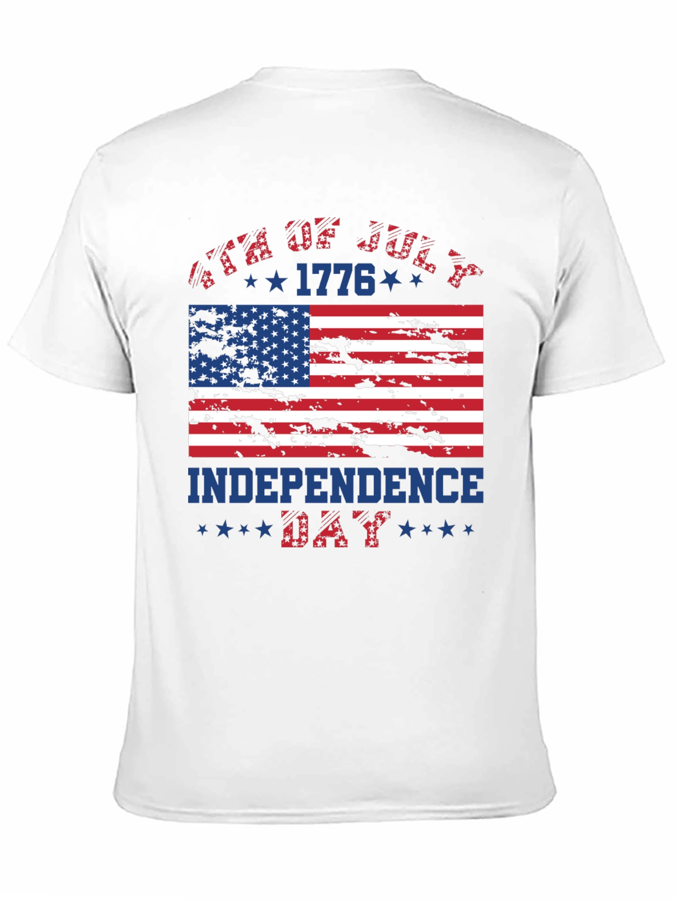 Patriotic Independence Day T-Shirt: USA Flag Graphic Tee