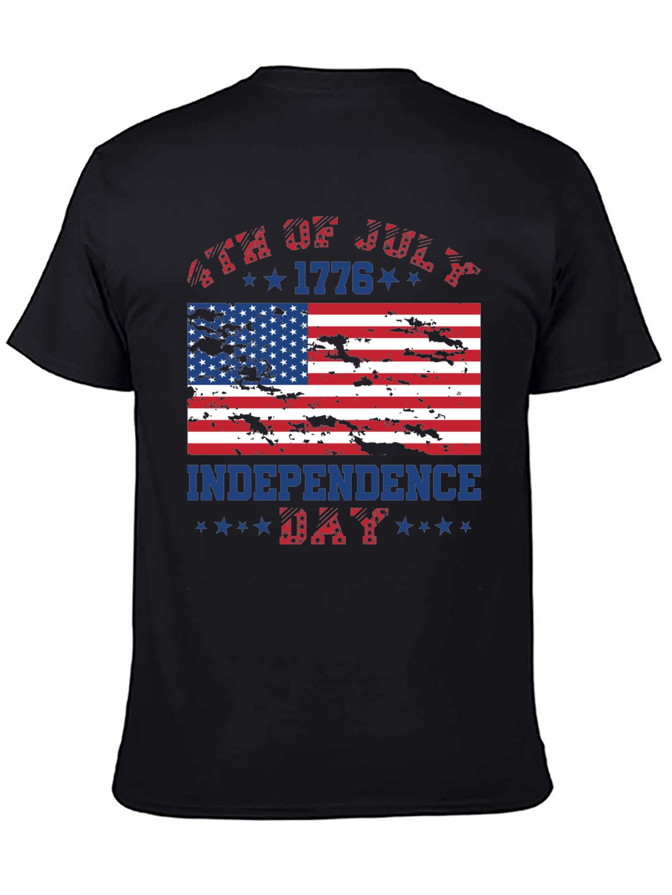 Patriotic Independence Day T-Shirt: USA Flag Graphic Tee