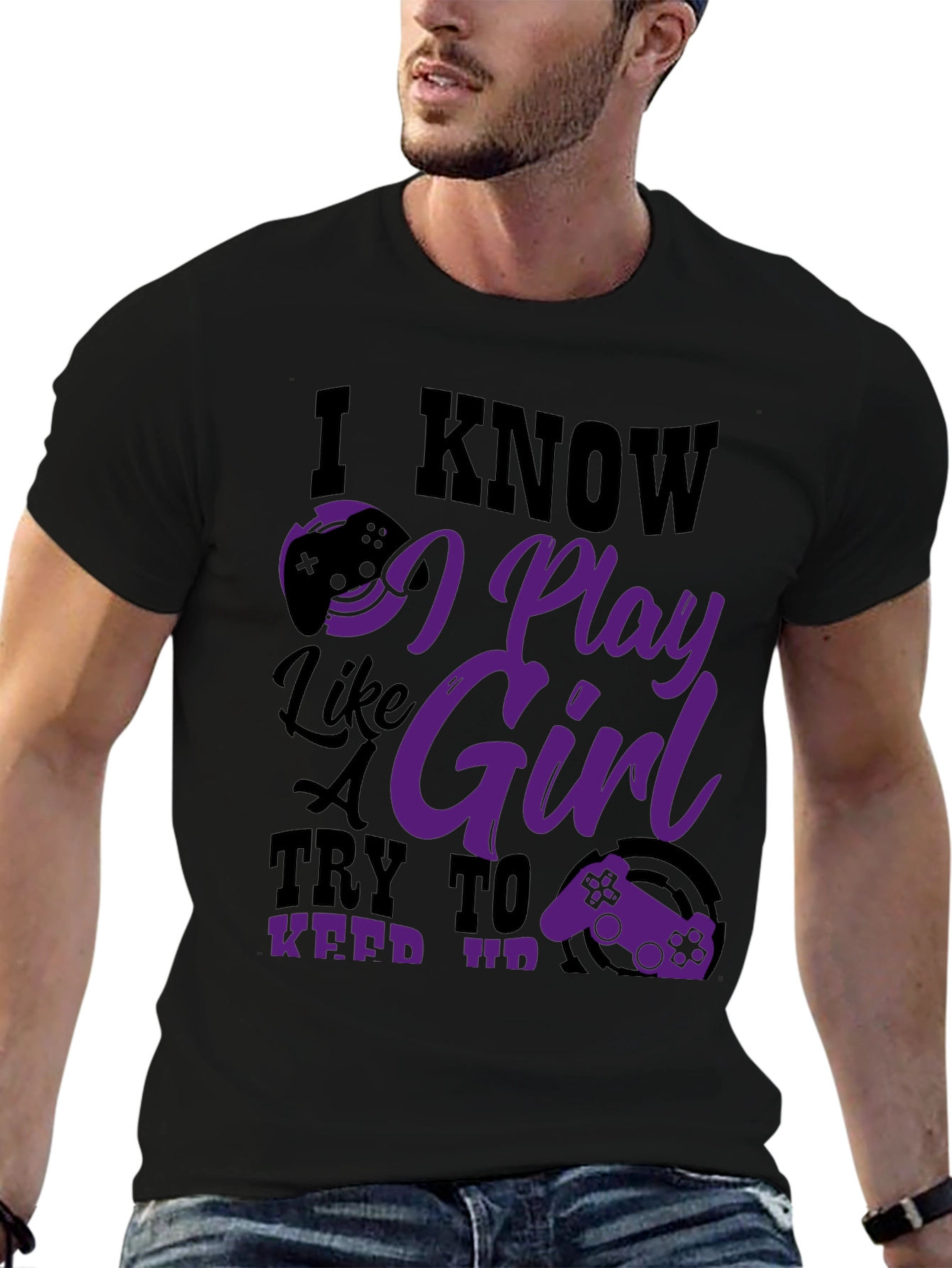 I Know I Play Like a Girl Graphic Tee