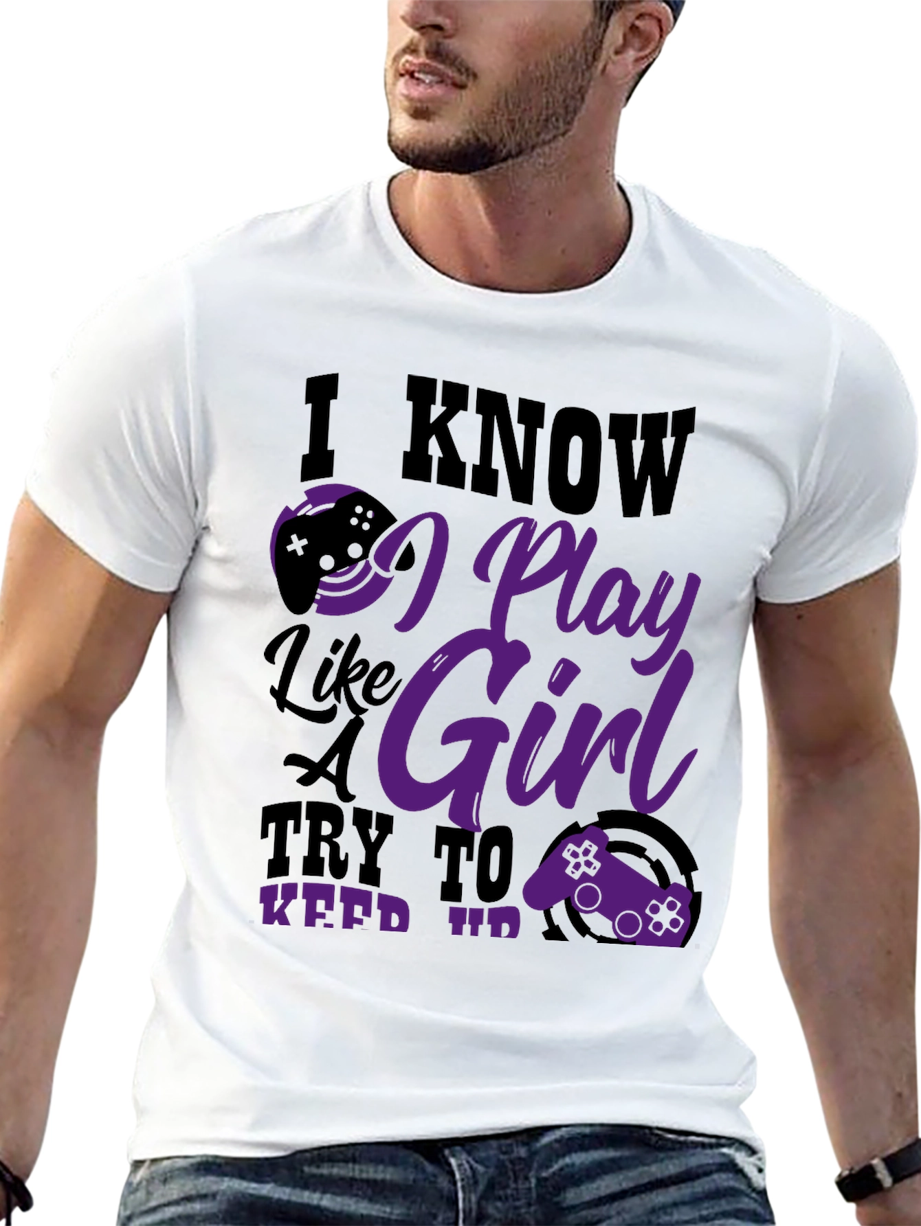 I Know I Play Like a Girl Graphic Tee