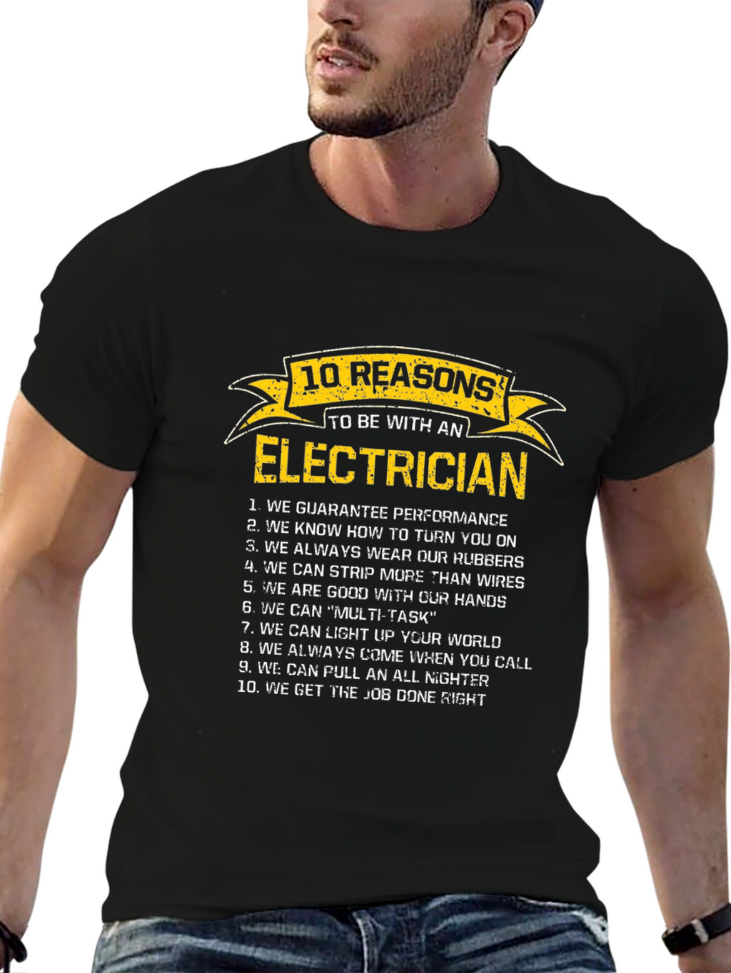 Electrician Reasons T-Shirt Funny Gift