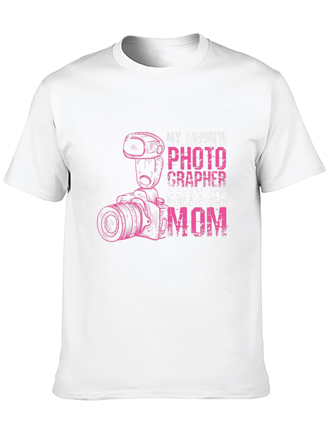Photographer Mom T-Shirt - Black Graphic Tee