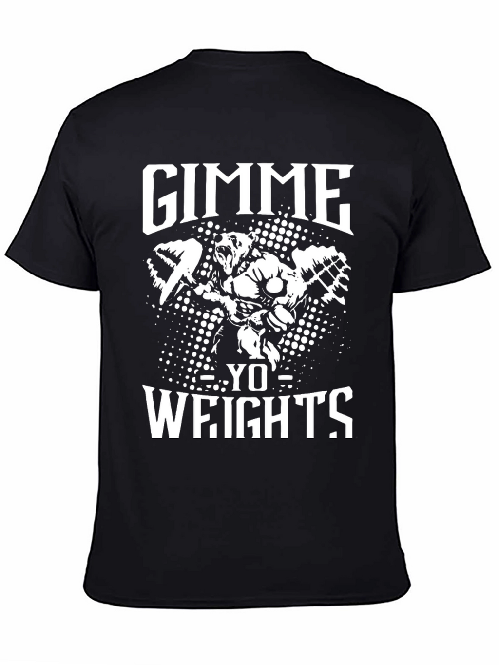 Gimme Yo Weights Bear Gym T-Shirt