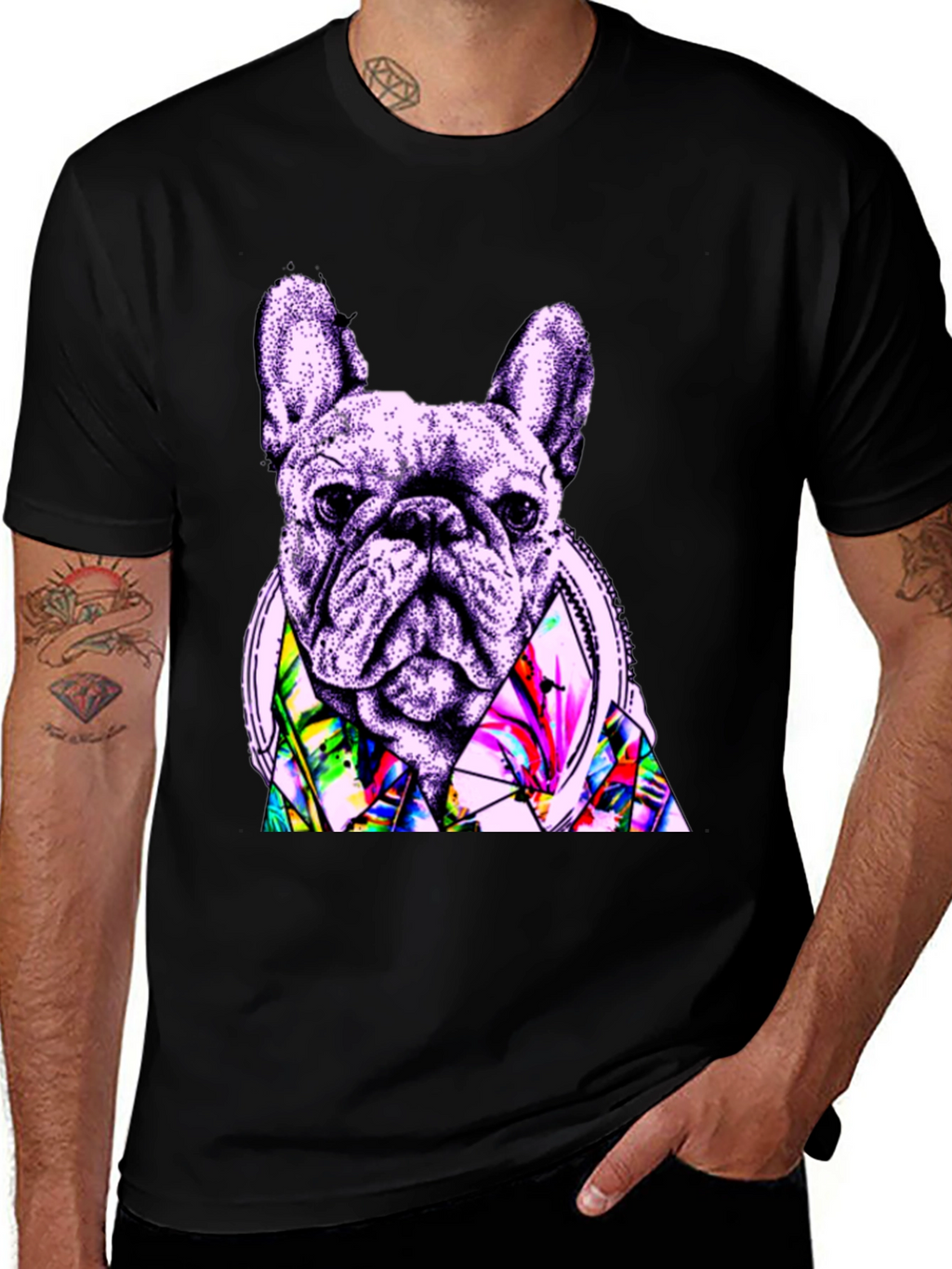 French Bulldog Graphic Tee - Stylish Dog Lovers Apparel