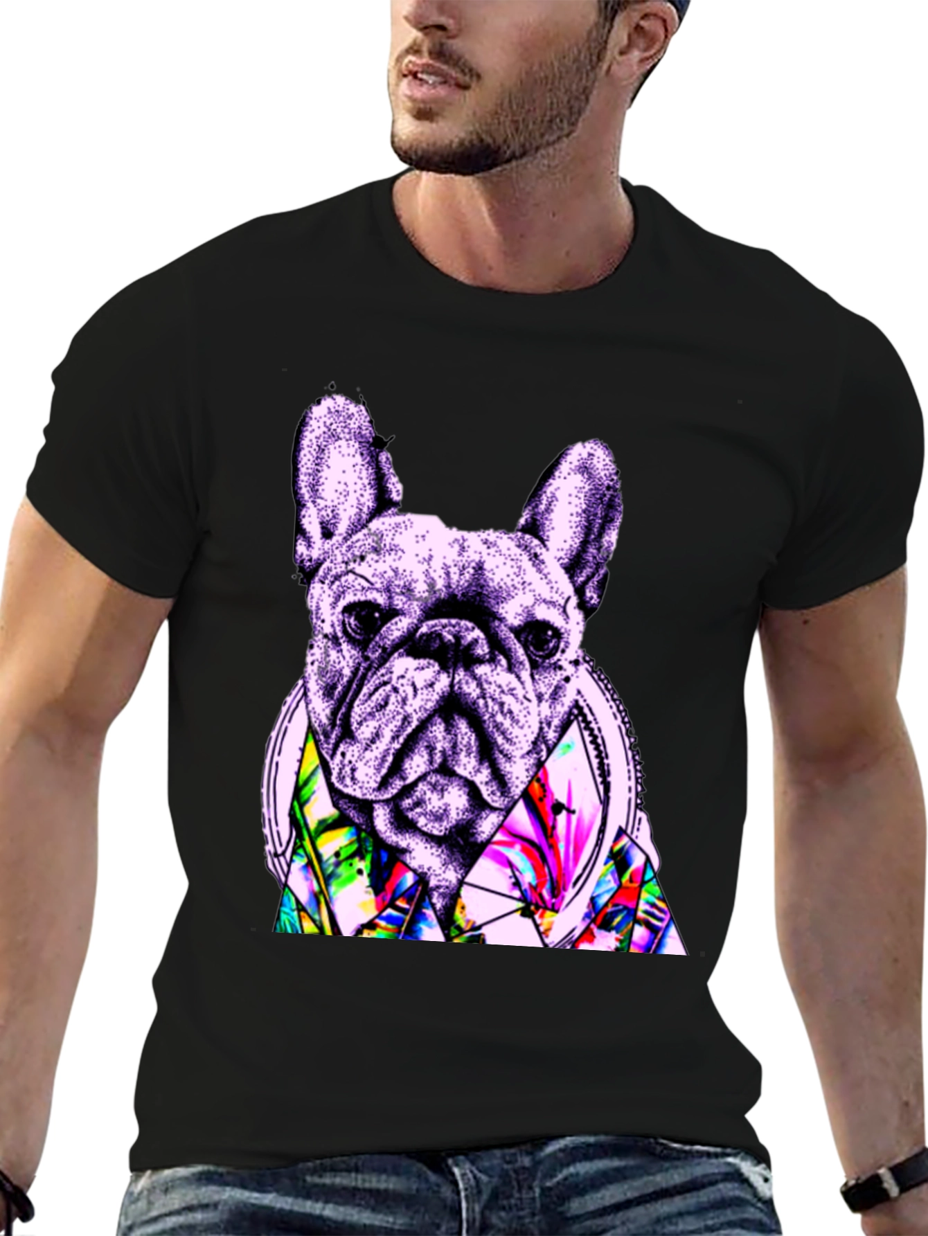 French Bulldog Graphic Tee - Stylish Dog Lovers Apparel