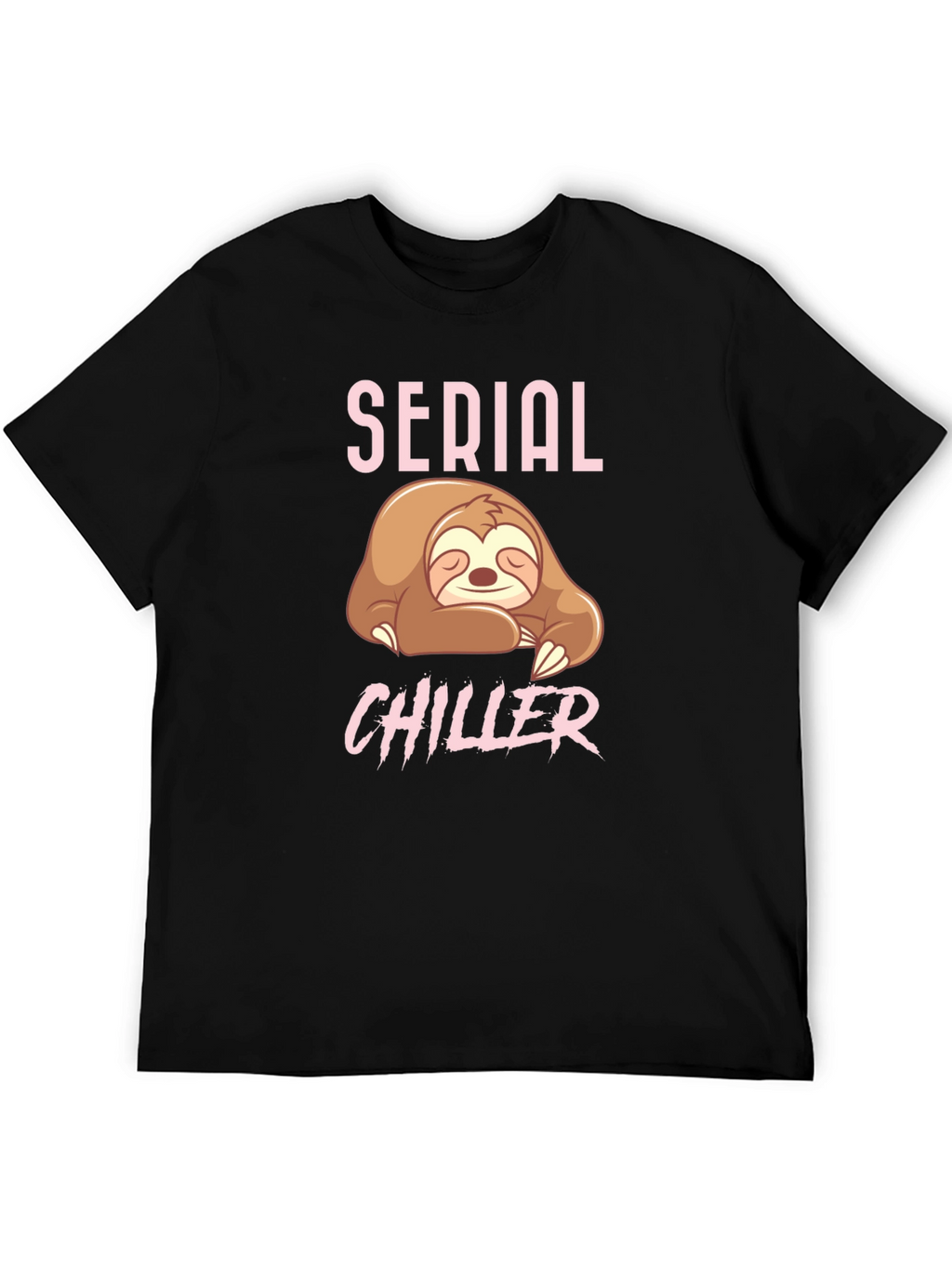 Serial Chiller Sloth T-Shirt - Comfy & Relaxed Fit