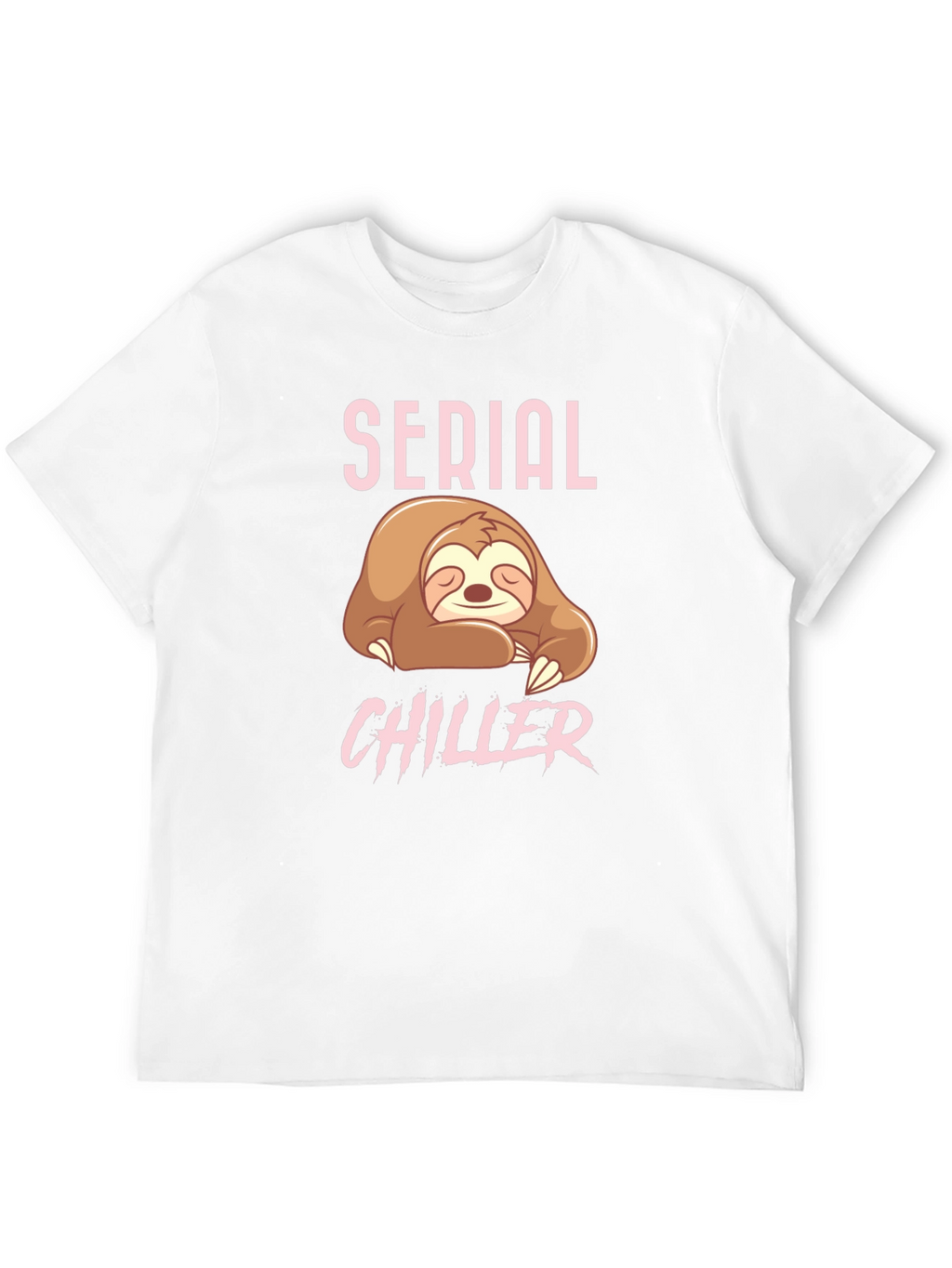 Serial Chiller Sloth T-Shirt - Comfy & Relaxed Fit