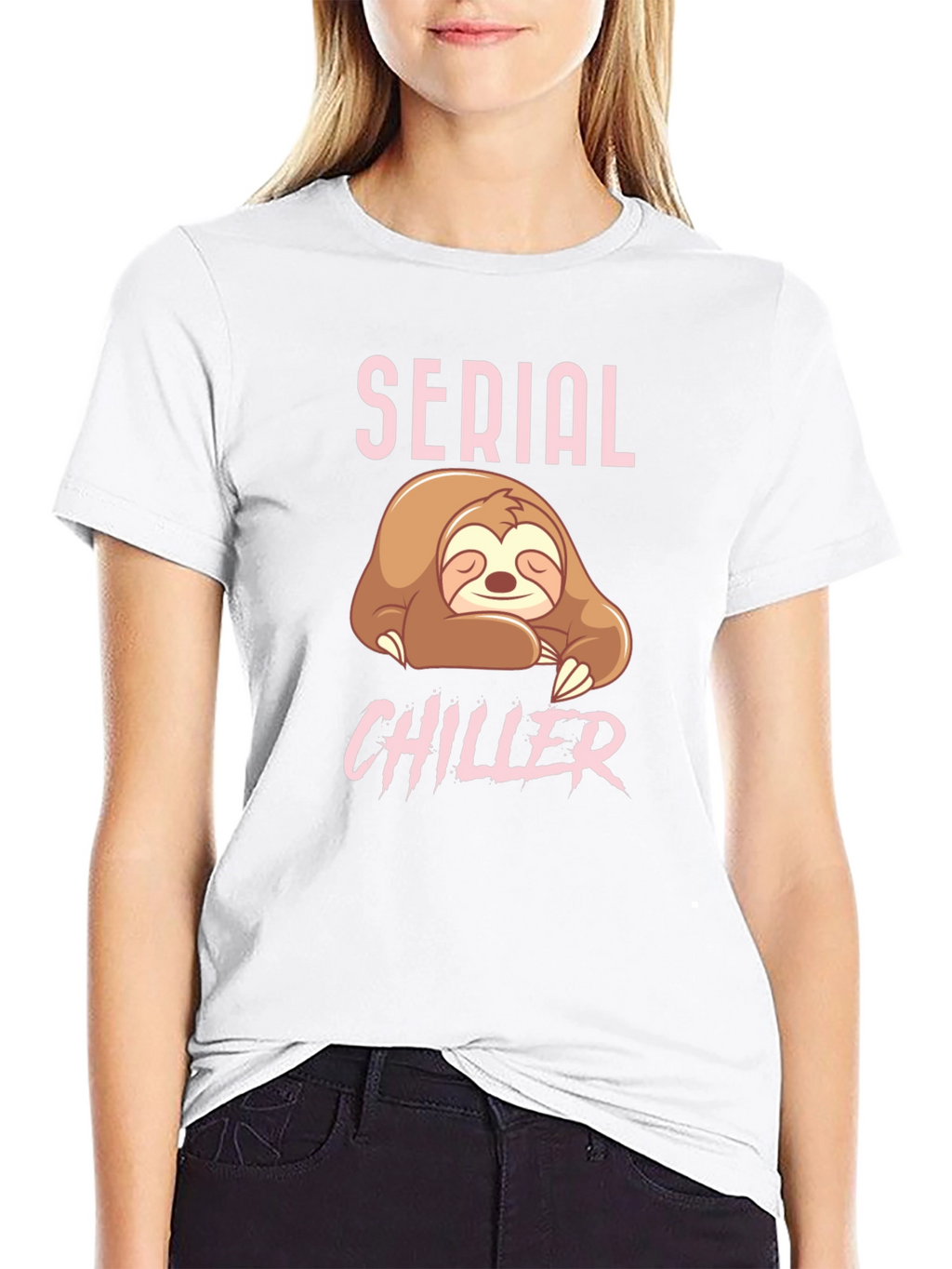 Serial Chiller Sloth T-Shirt - Comfy & Relaxed Fit
