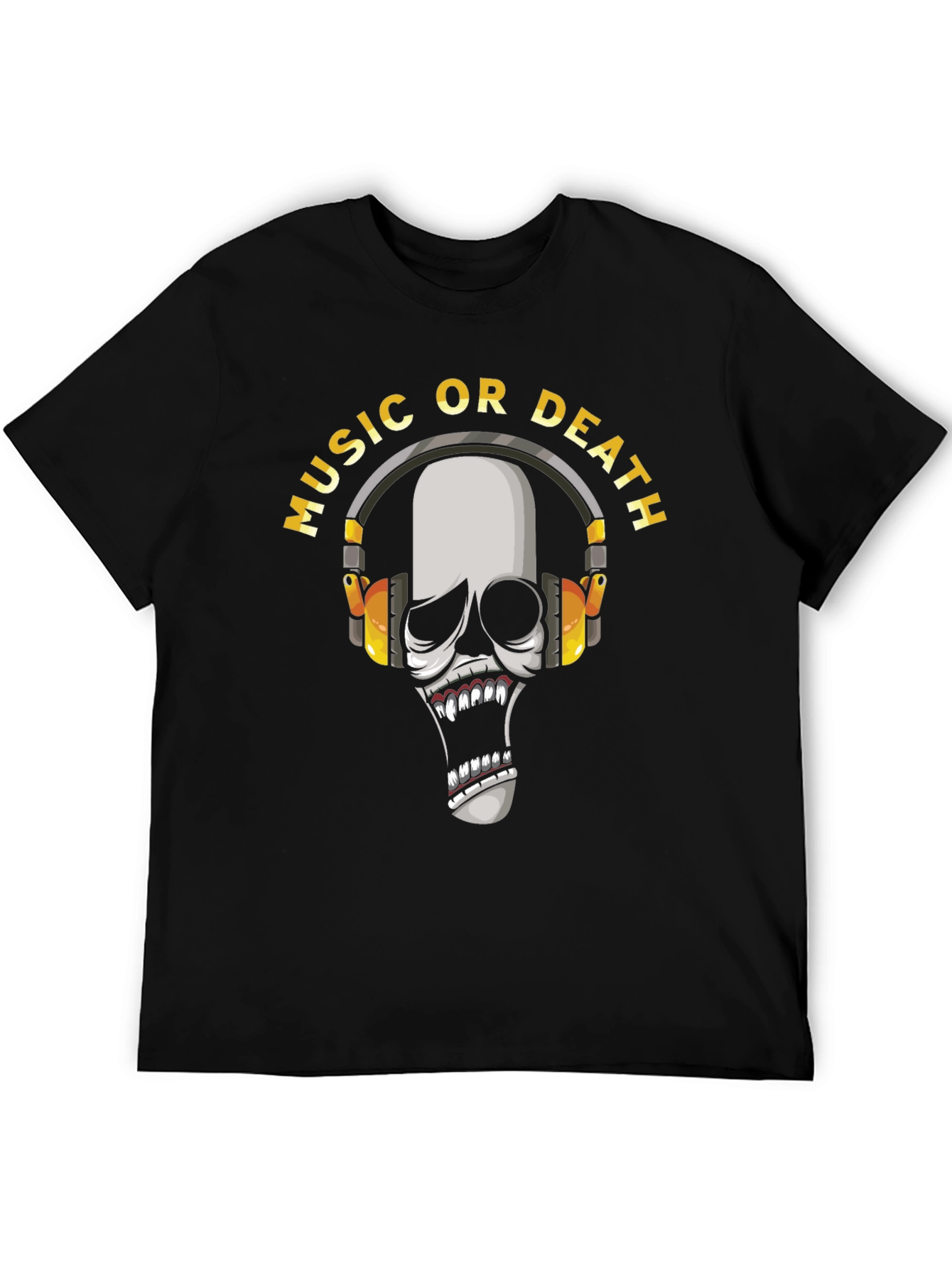 Music or Death Graphic T-Shirt