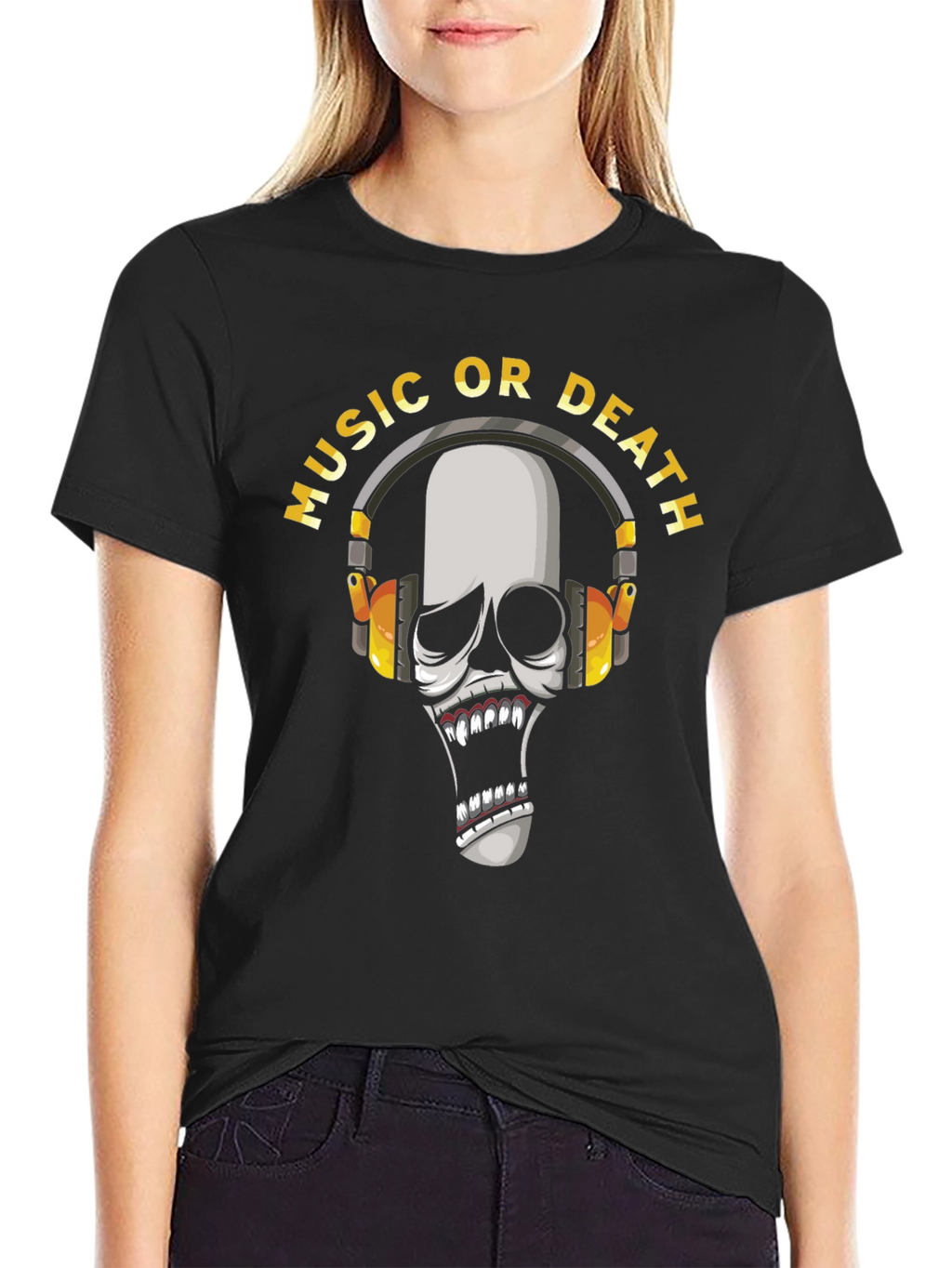 Music or Death Graphic T-Shirt