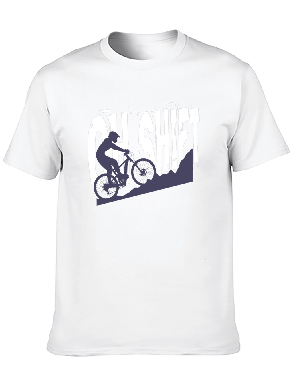 OH SHIFT Mountain Biking T-Shirt - Black