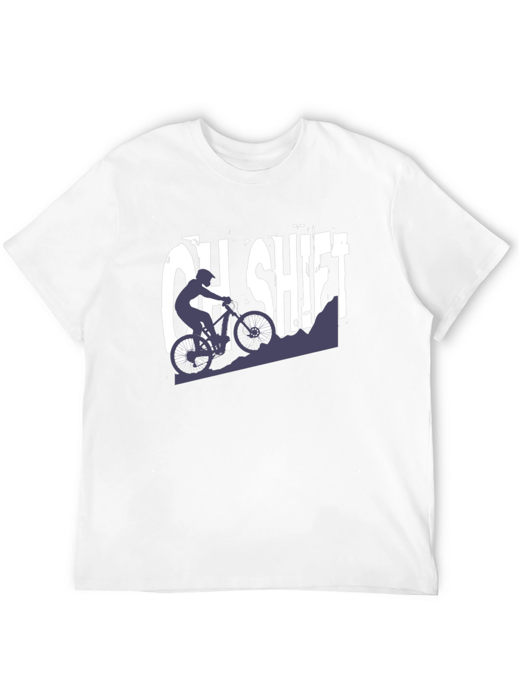 OH SHIFT Mountain Biking T-Shirt - Black