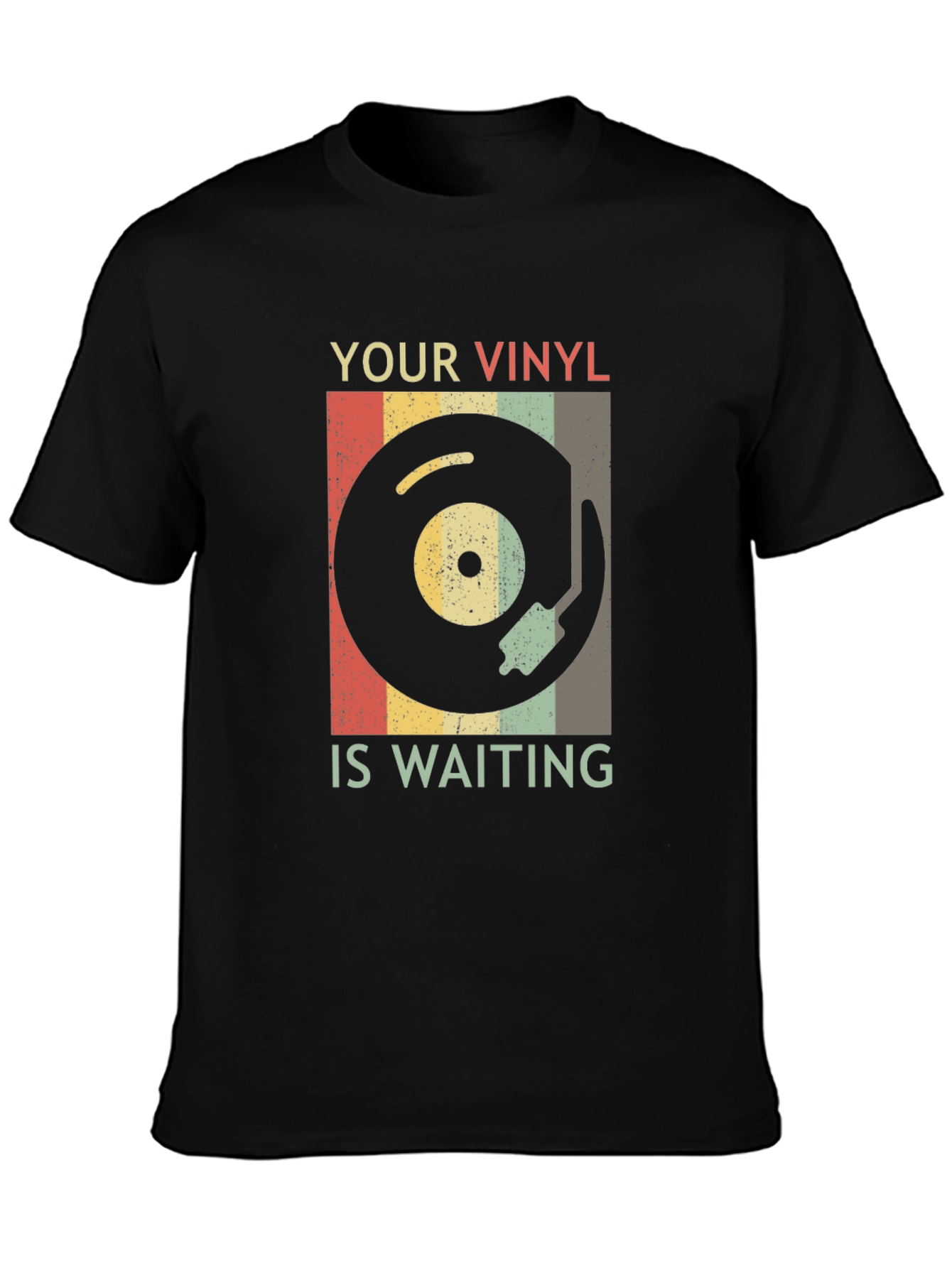 Retro Vinyl Record T-Shirt - Your Vinyl is Waiting