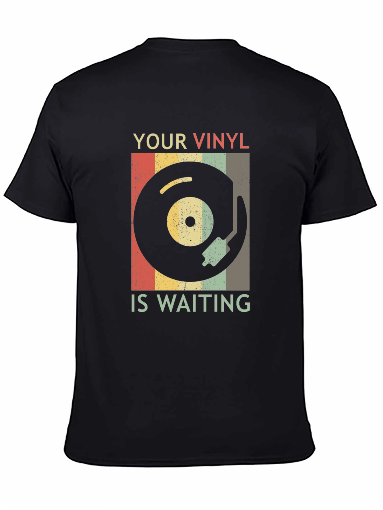 Retro Vinyl Record T-Shirt - Your Vinyl is Waiting