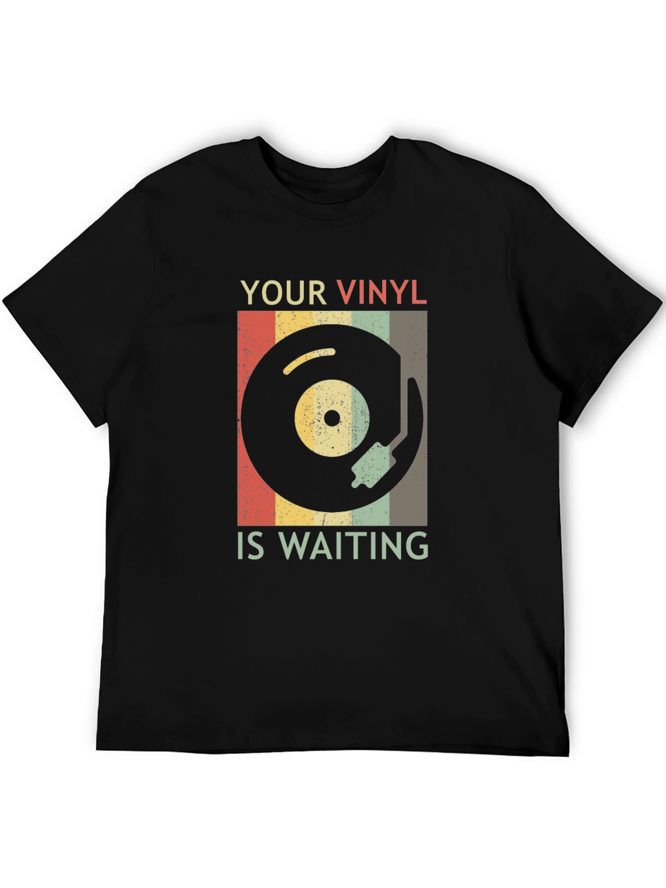 Retro Vinyl Record T-Shirt - Your Vinyl is Waiting
