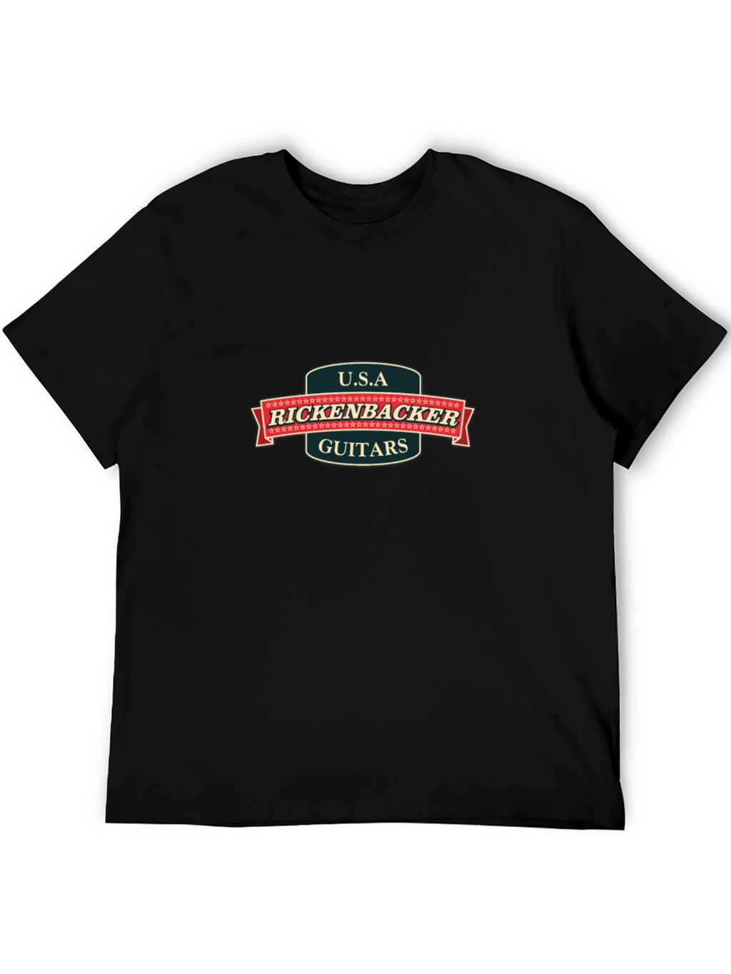 Rickenbacker Guitars USA Black T-Shirt