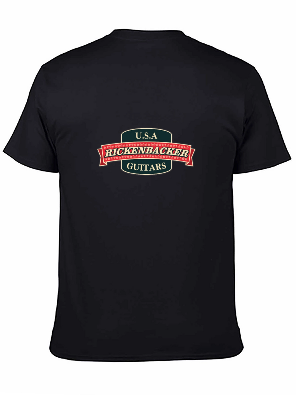 Rickenbacker Guitars USA Black T-Shirt