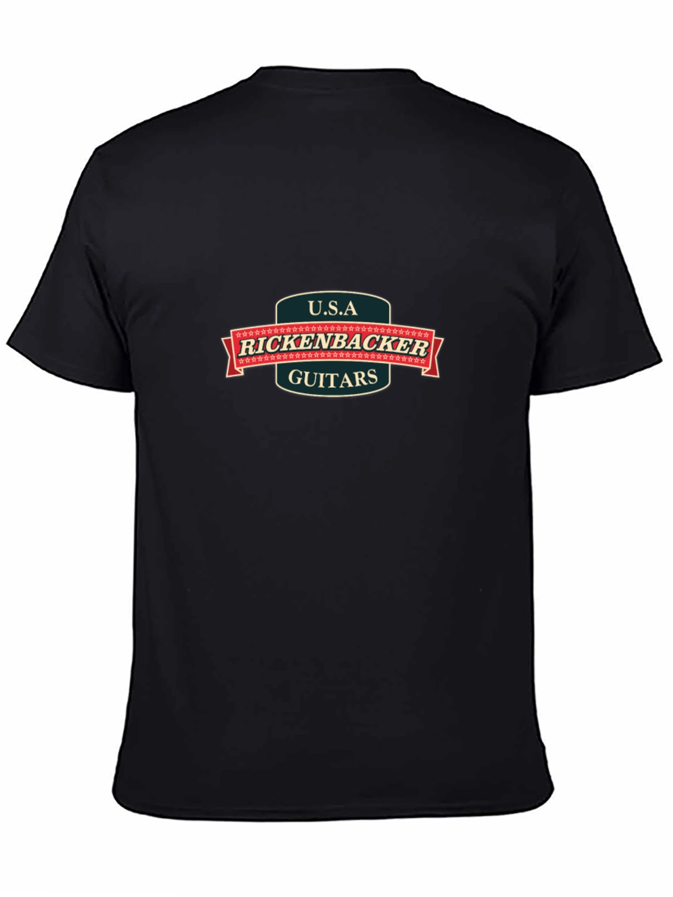 Rickenbacker Guitars USA Black T-Shirt