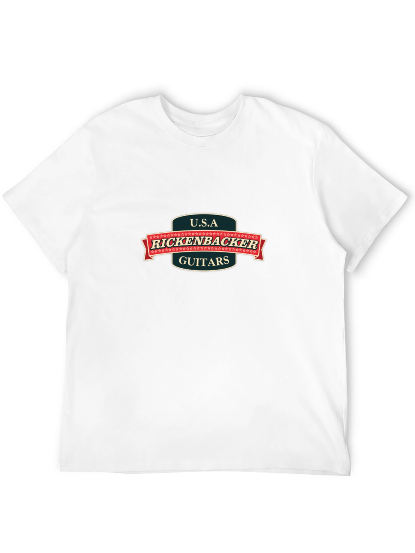 Rickenbacker Guitars USA Black T-Shirt